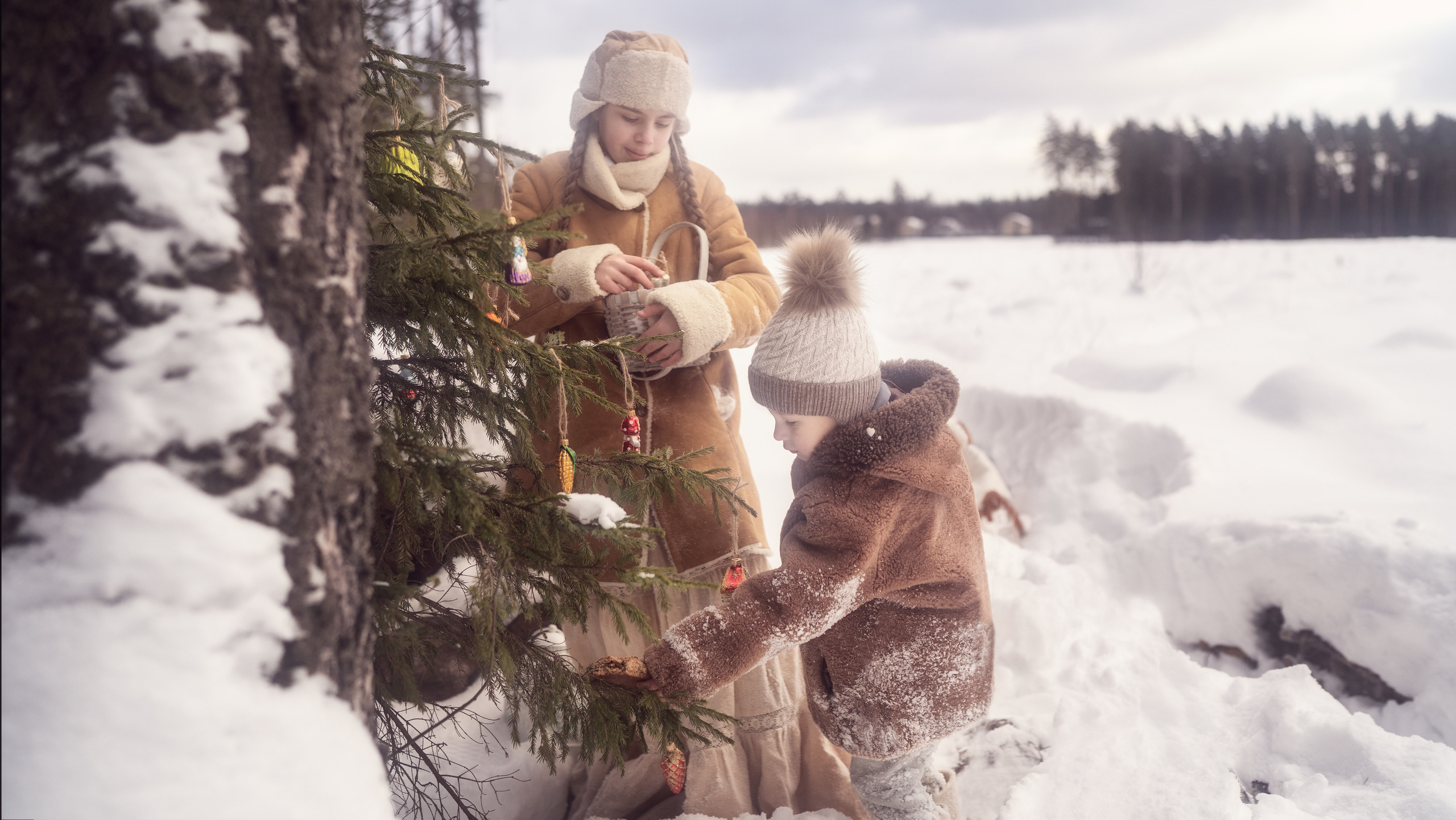 Рождество будет снежным. Семейный фотограф Новая Рига (Звенигород, Истра) Евгения Литовченко
