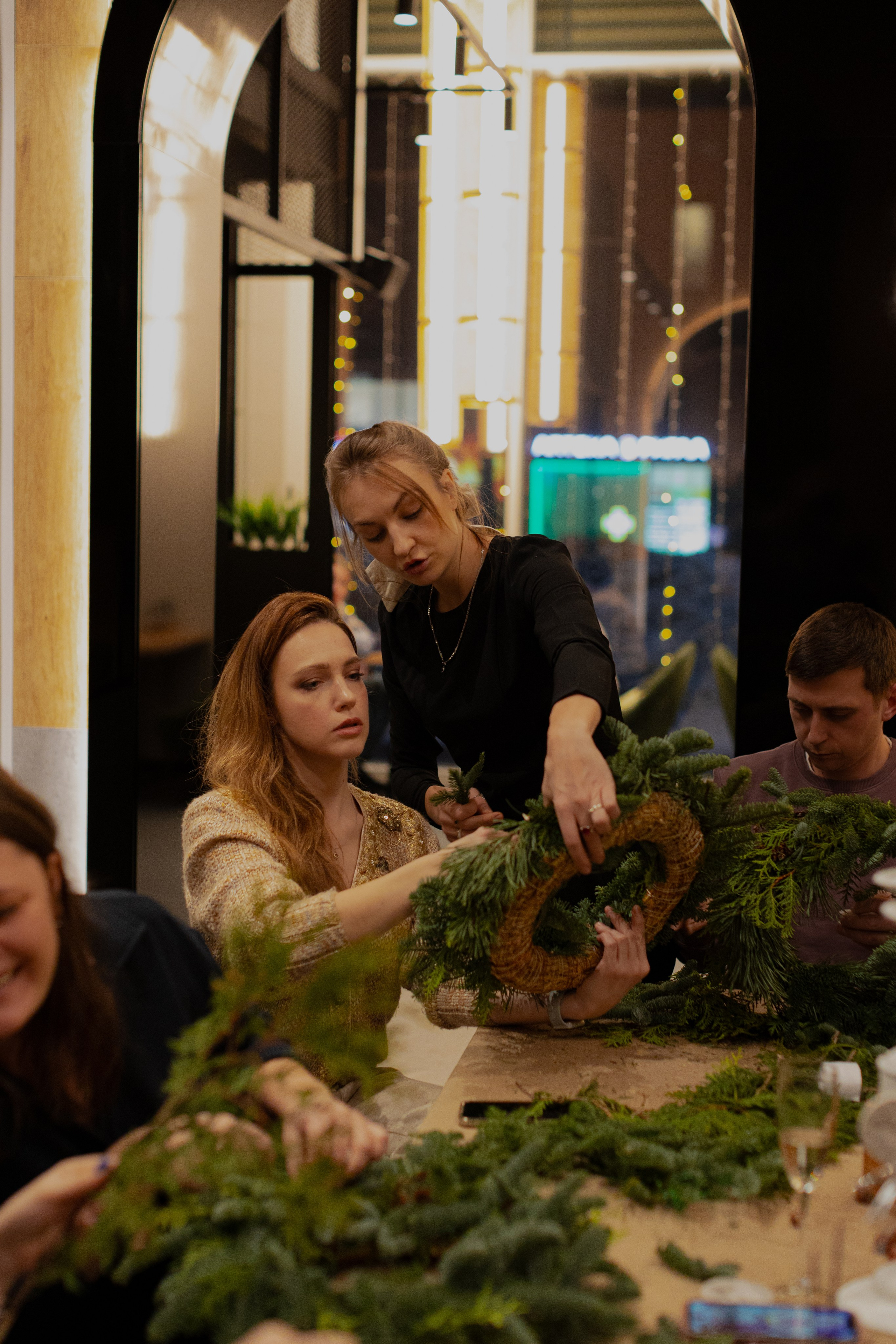 Мк Новогодний Венок. Анастасия Ракчеева Художник