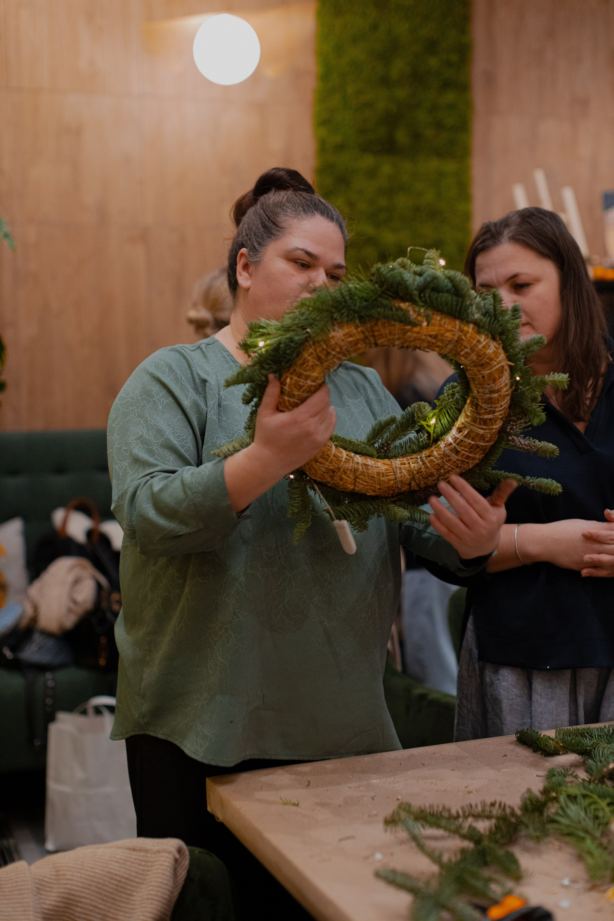 Мк Новогодний Венок. Анастасия Ракчеева Художник