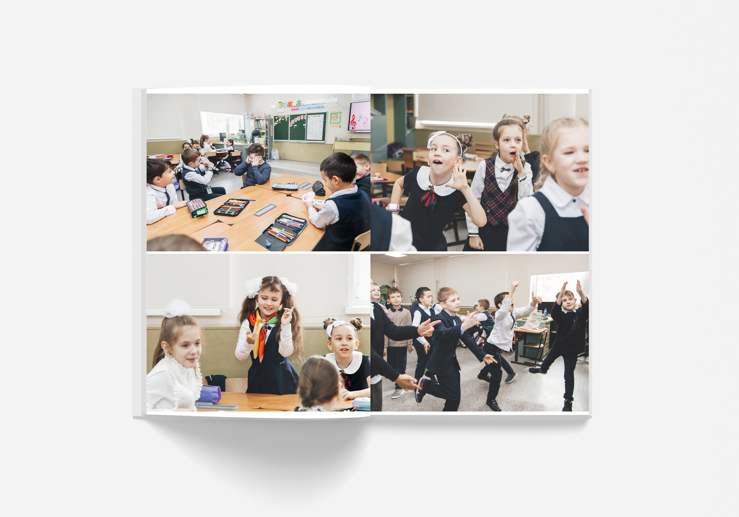 Младшие классы Альбом 10 разворотов (20 страниц). Выпускные альбомы. Зубкова Яна