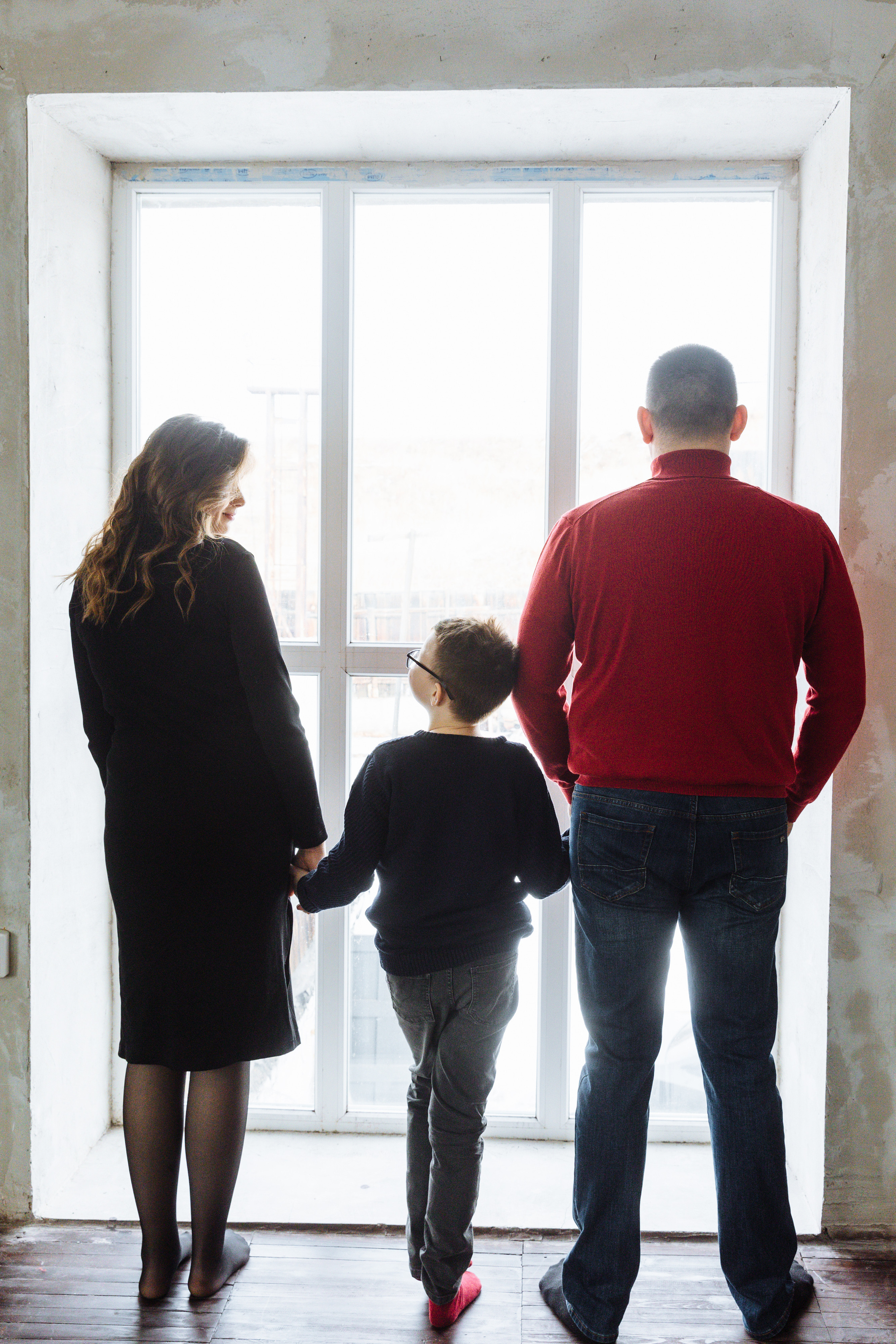 Семейная фотосессия студия Stories. Зал Воздух. Свадебный и семейный фотограф в Улан-Удэ