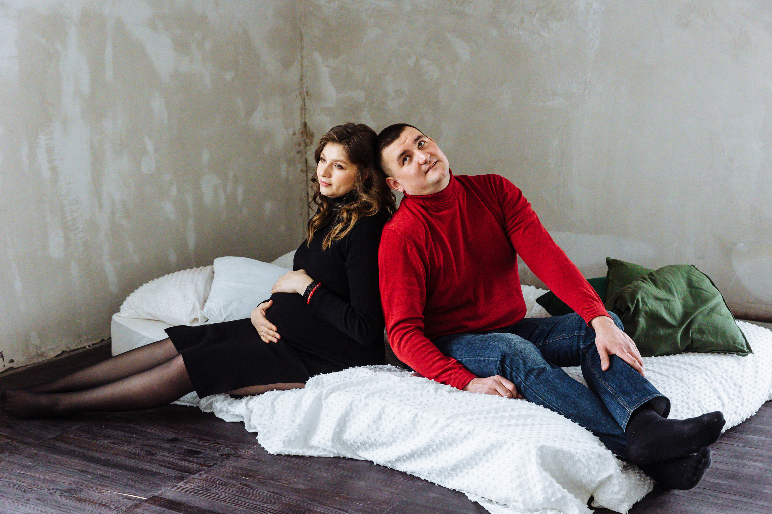 Семейная фотосессия студия Stories. Зал Воздух. Свадебный и семейный фотограф в Улан-Удэ