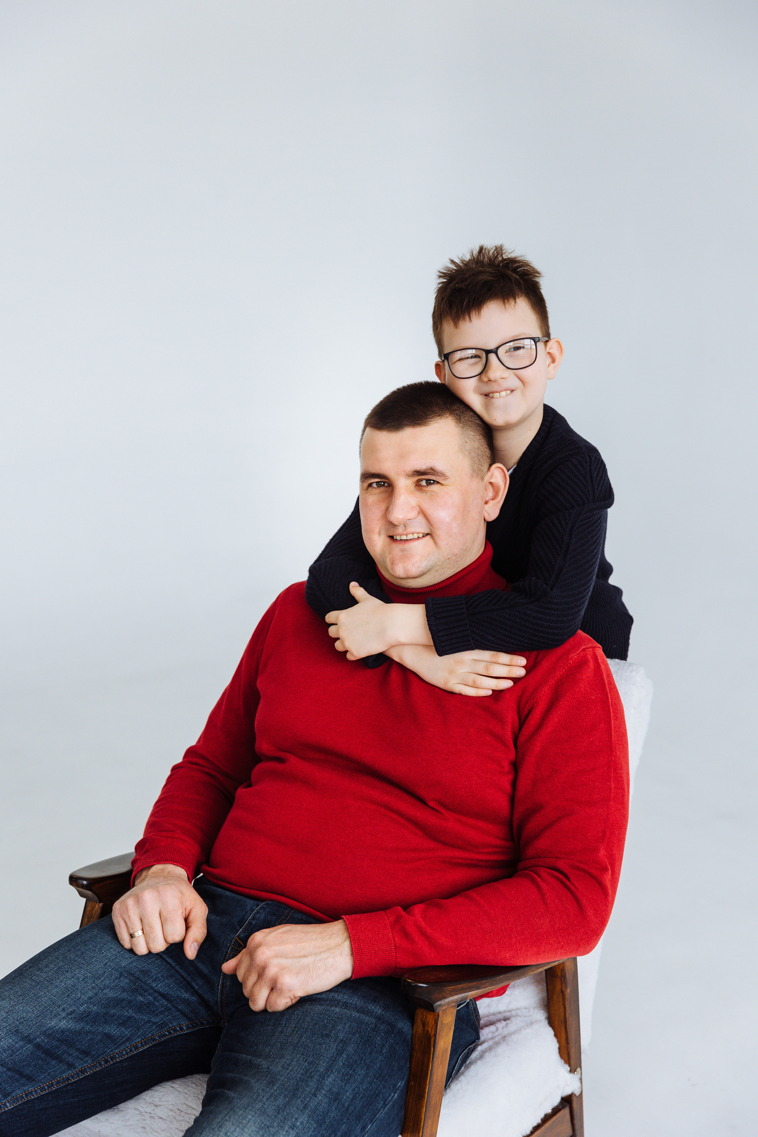 Семейная фотосессия студия Stories. Зал Воздух. Свадебный и семейный фотограф в Улан-Удэ