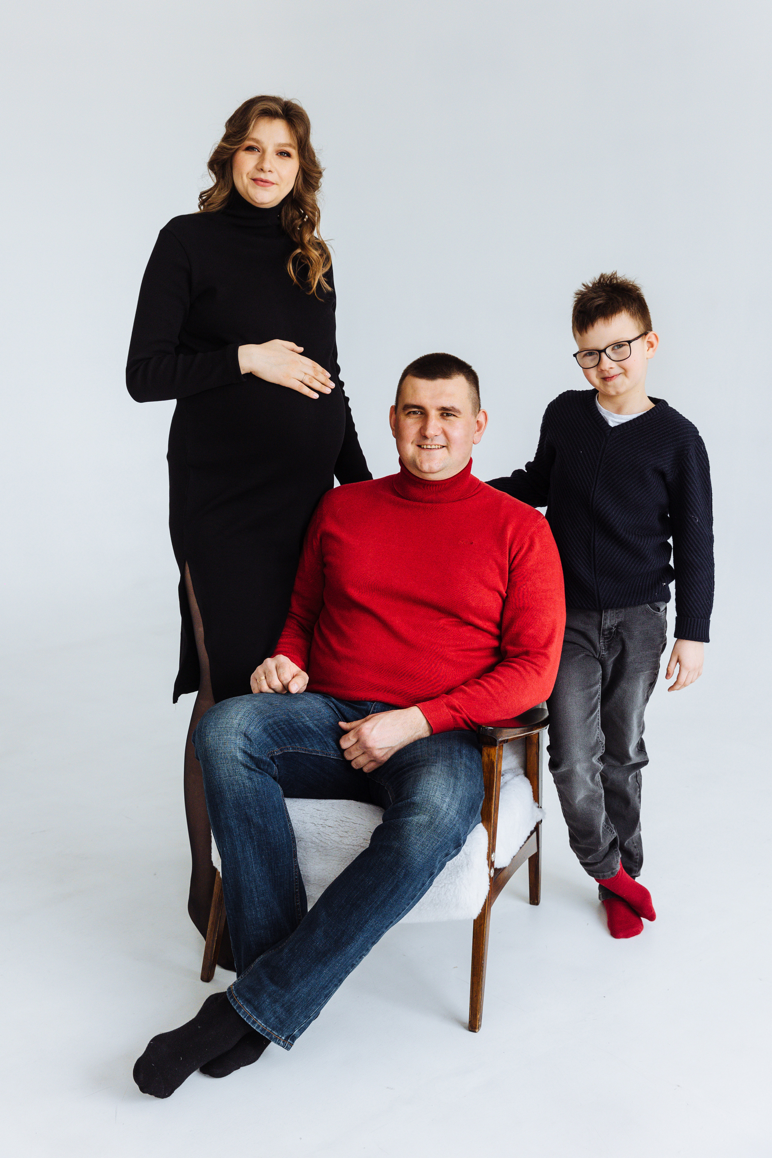 Семейная фотосессия студия Stories. Зал Воздух. Свадебный и семейный фотограф в Улан-Удэ