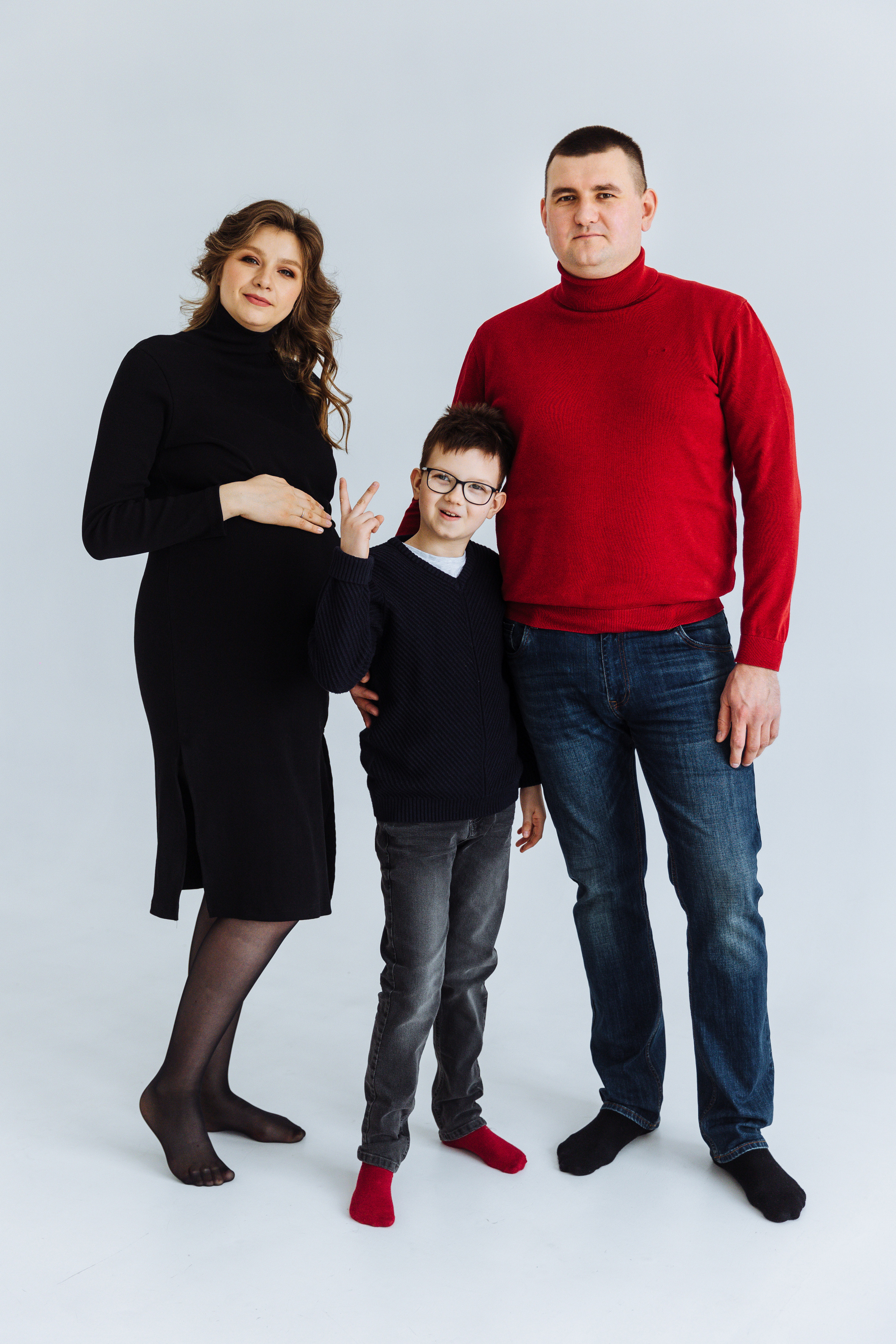 Семейная фотосессия студия Stories. Зал Воздух. Свадебный и семейный фотограф в Улан-Удэ