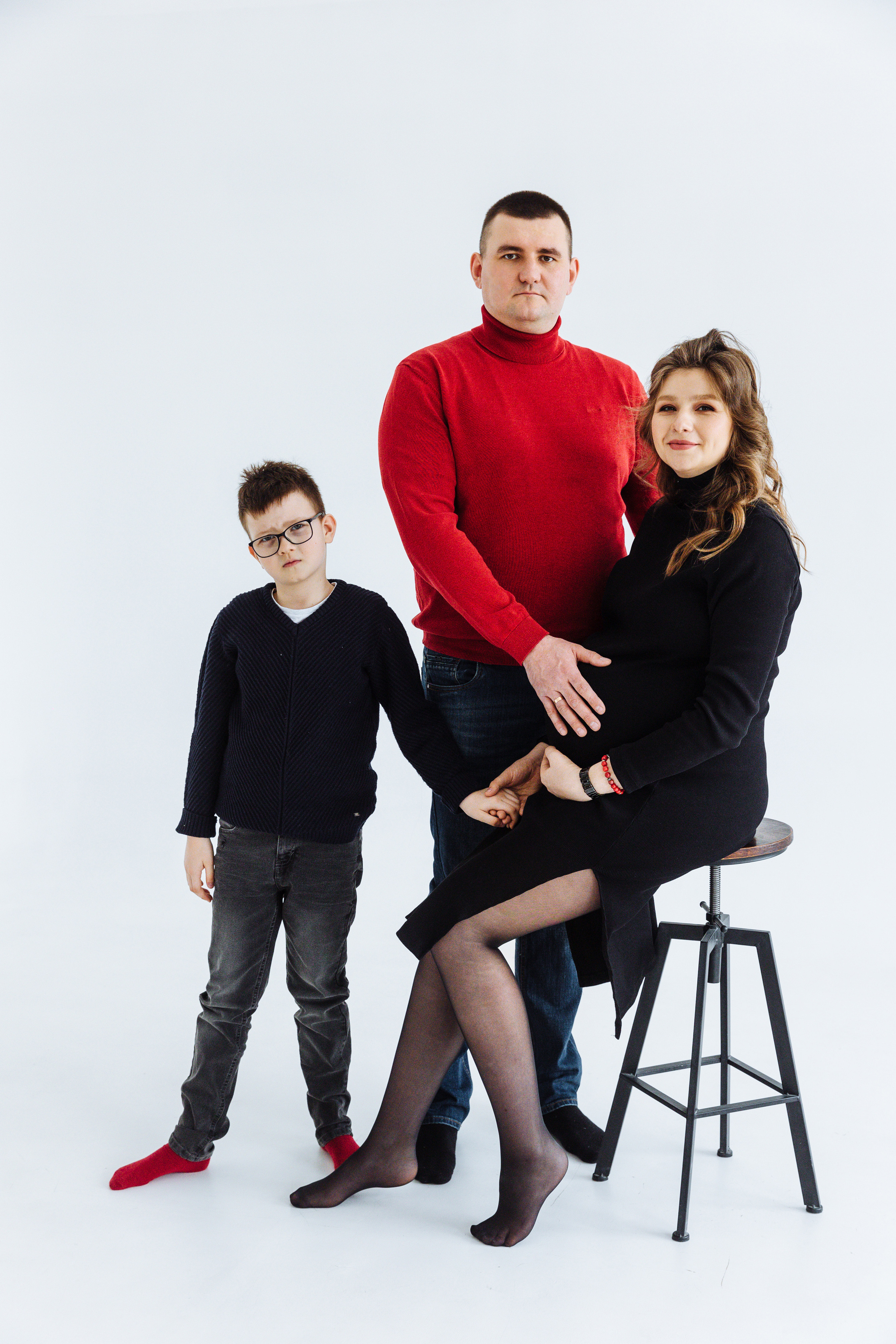 Семейная фотосессия студия Stories. Зал Воздух. Свадебный и семейный фотограф в Улан-Удэ