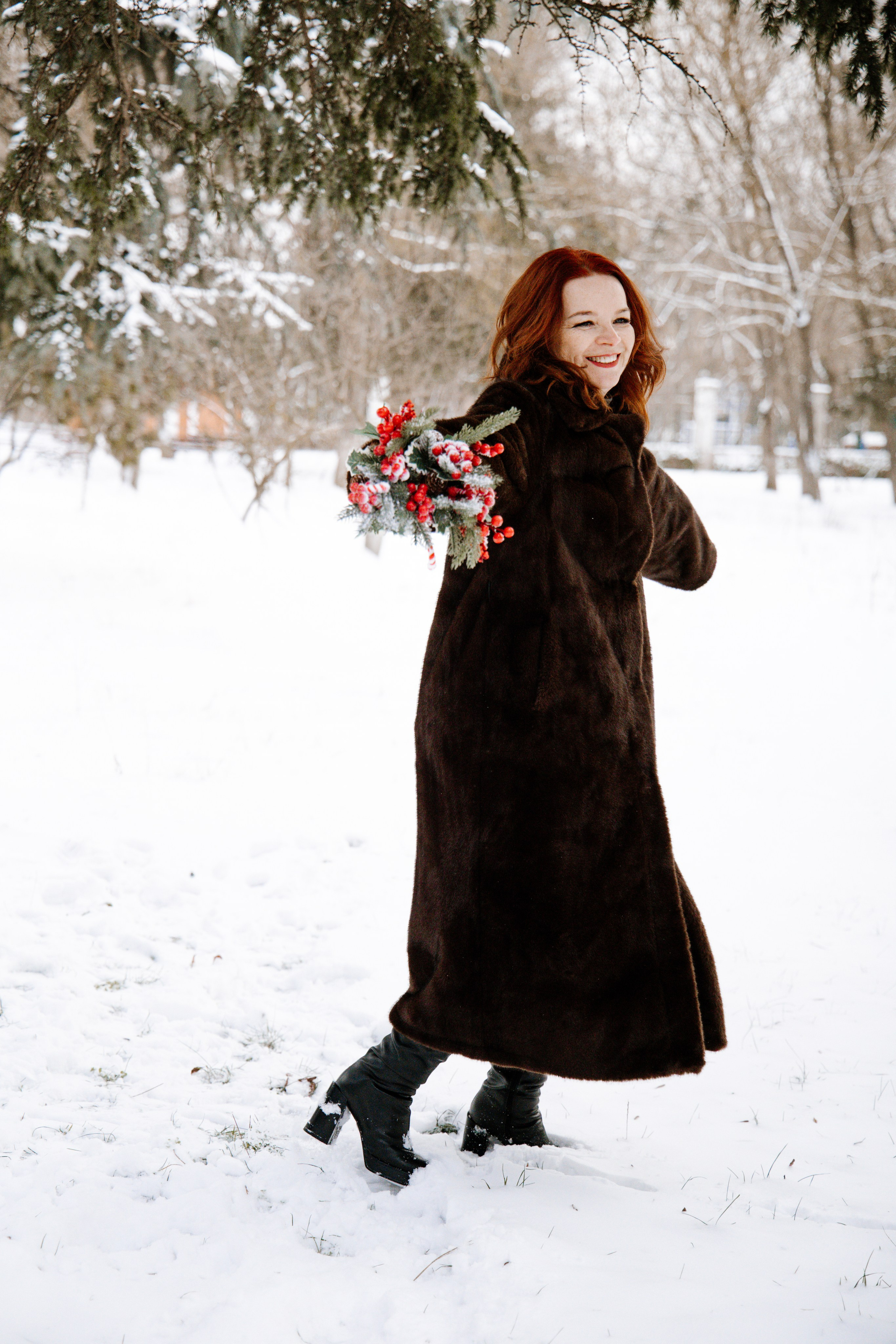 Снежная прогулка Александры. Семейный фотограф | Керчь | Ивановская Виктория