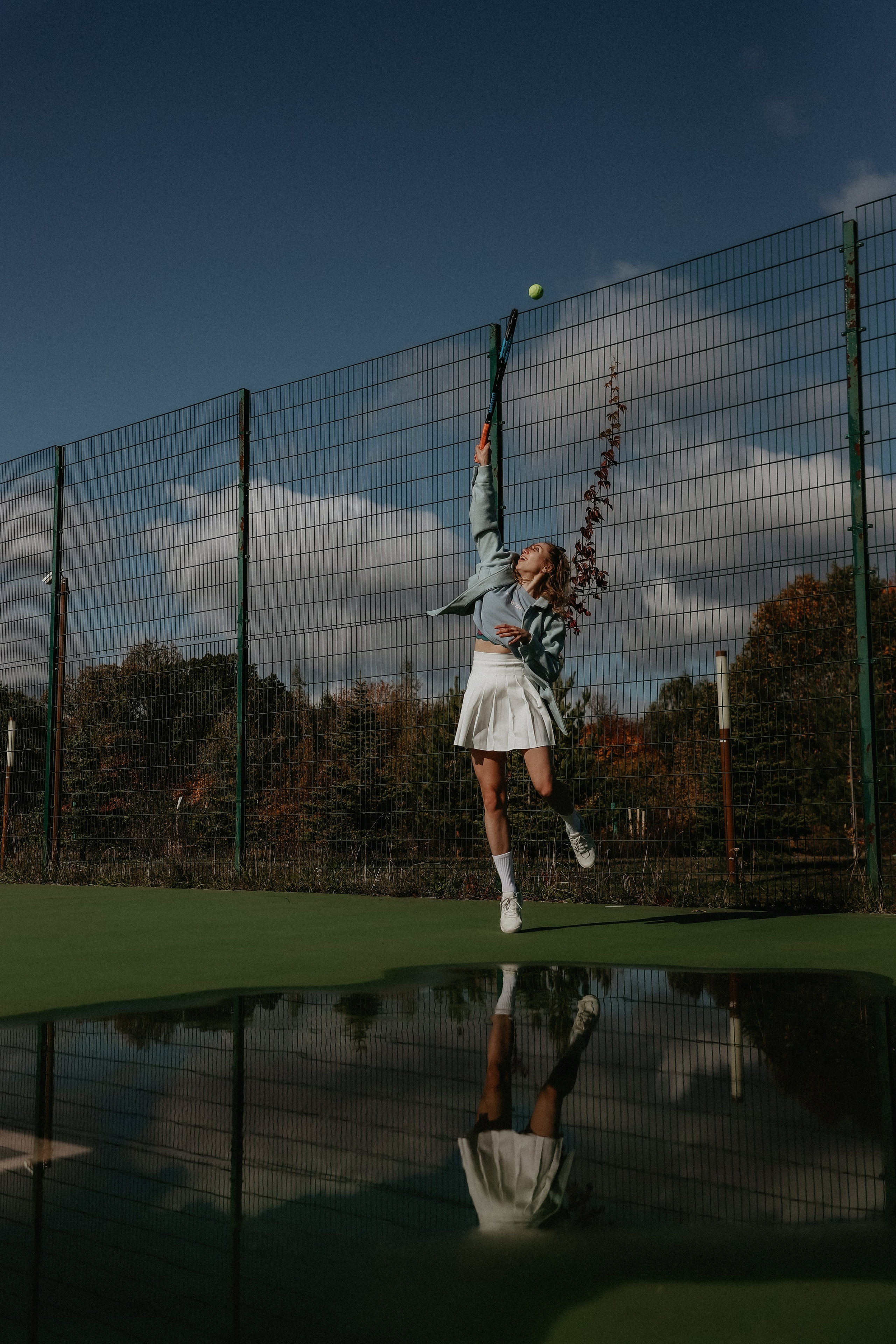 Фотосессия Марии на теннисном корте. Фотограф Иннополис Казань