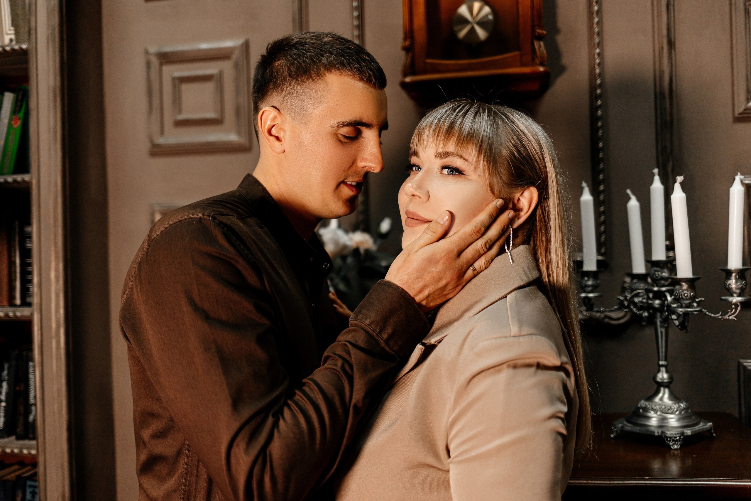 Love story в фотостудии. Свадебный фотограф Кропоткин Краснодар