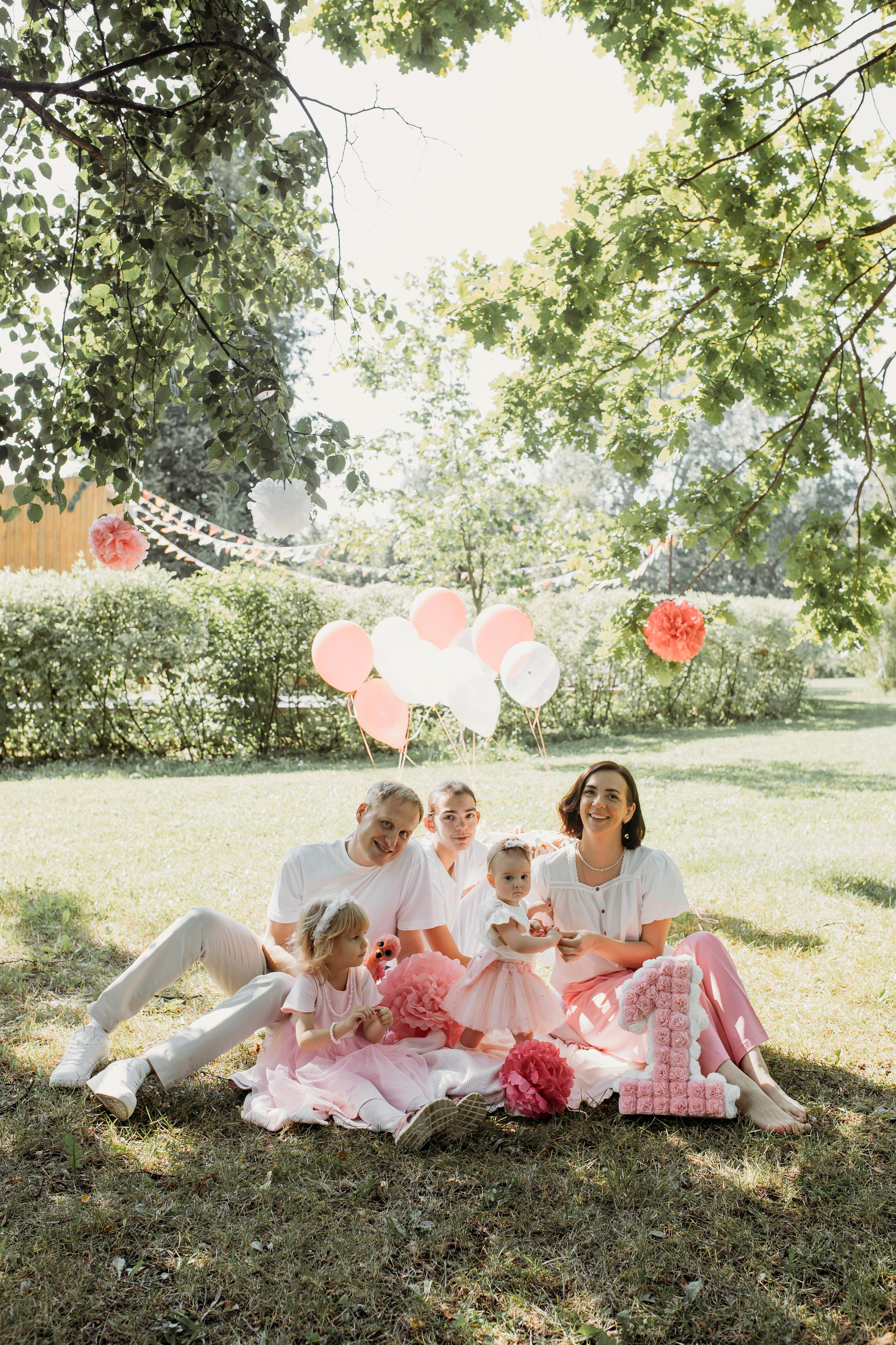 Анечке годик. Семейный и домашний фотограф в Москве и МО Королева Валерия