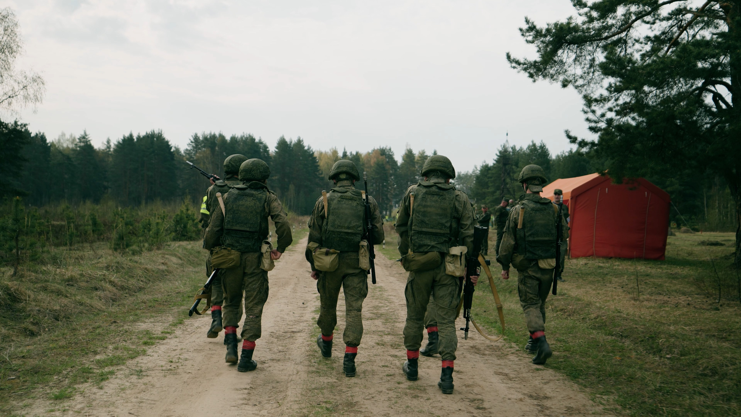 Combat Training. Signal Dark Frame