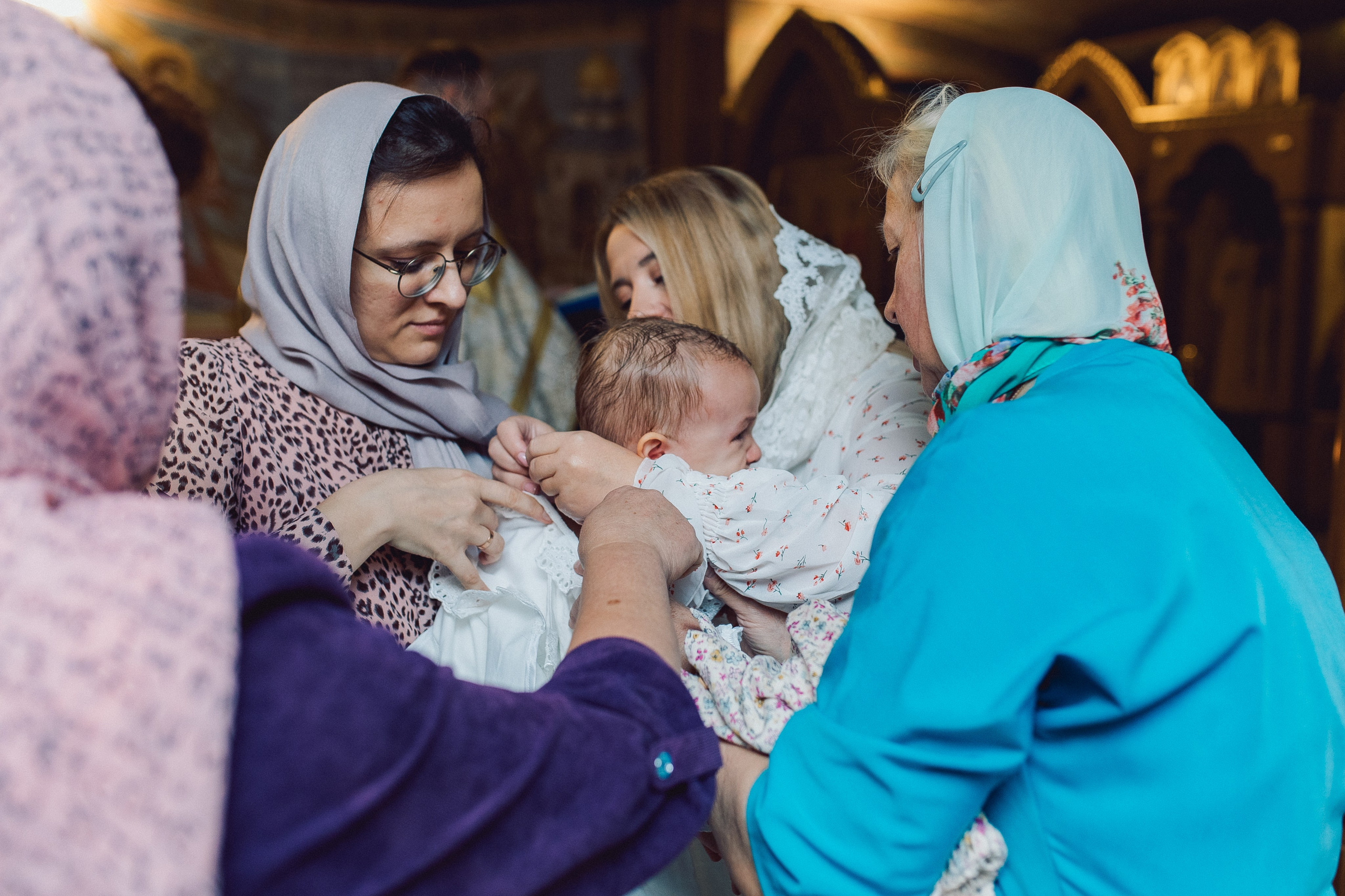 Крещение в Троицком соборе