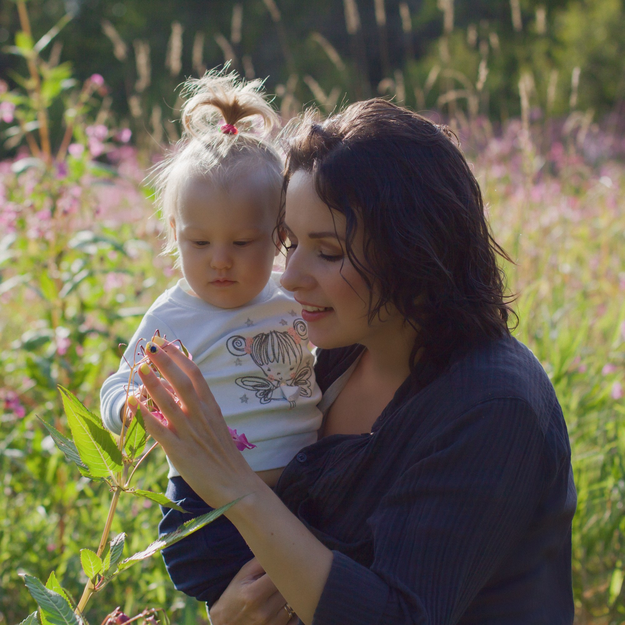 Настя с дочкой. Необычные портретные фотосессии под ключ в Москве
