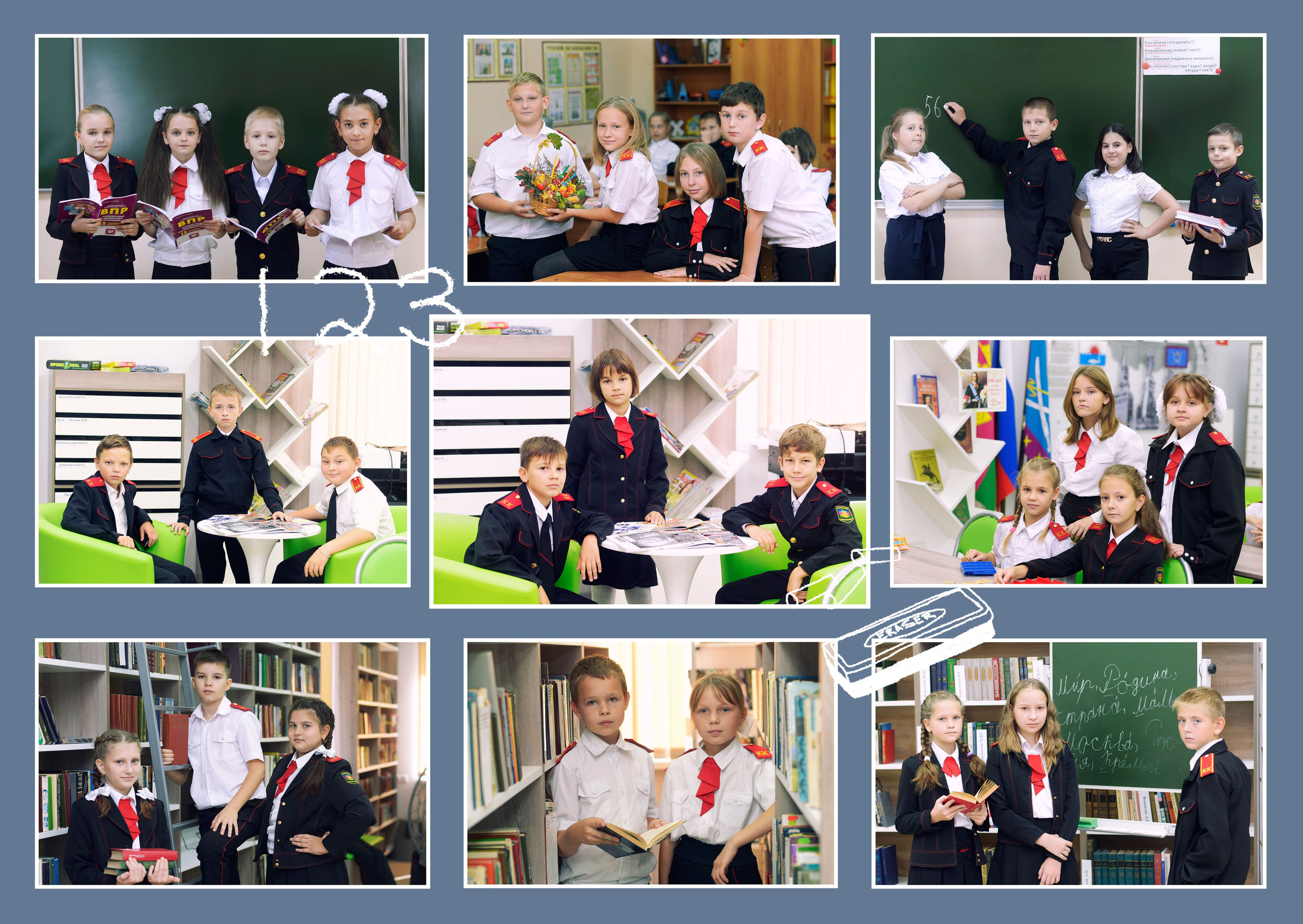 Фотоальбомы и фотокниги для начальных классов. Фотограф в Приморско-Ахтарске — Свадьбы, Школы, Фотоальбомы