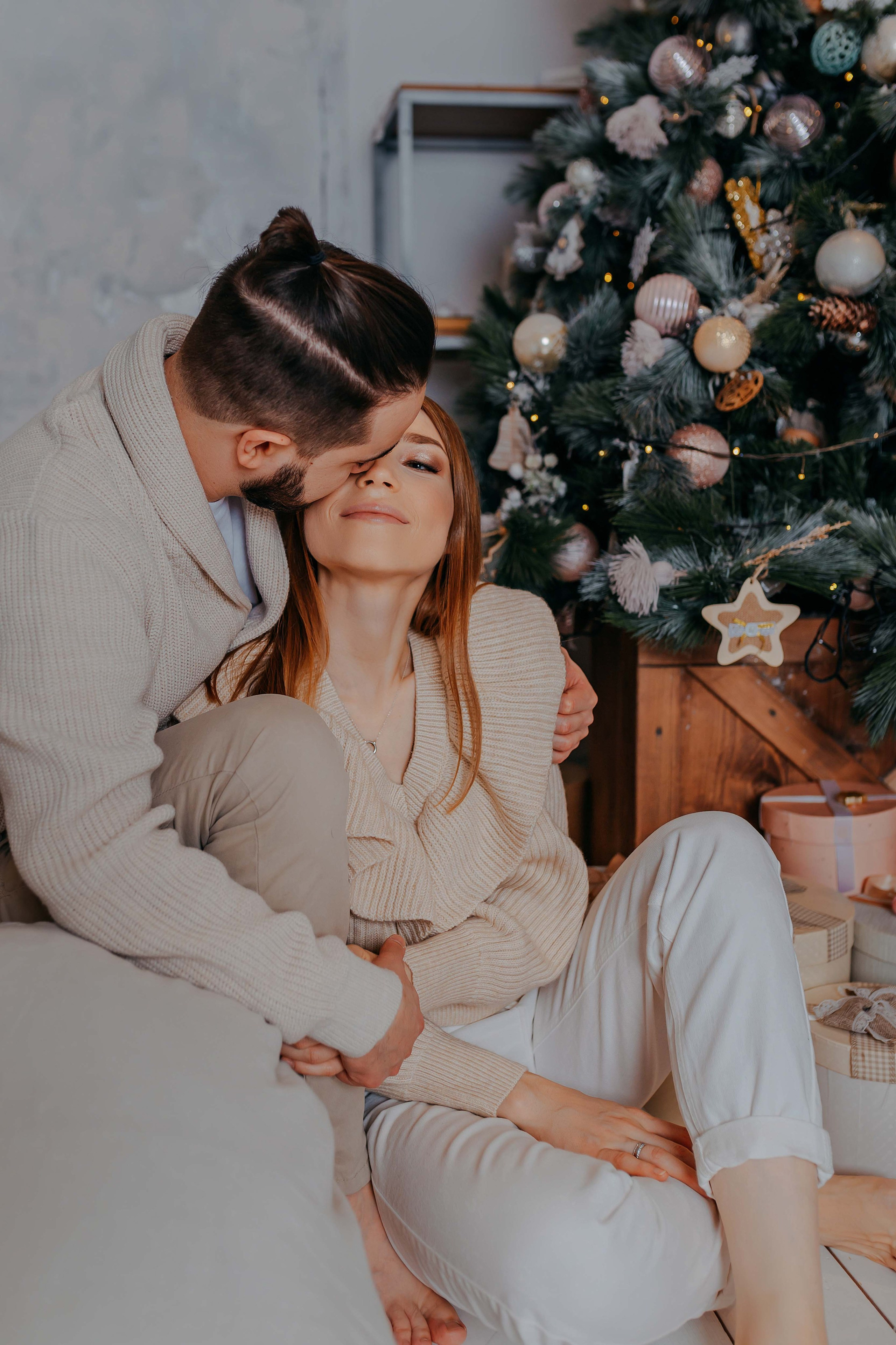 Студийная love story. Семейный и индивидуальный фотограф в Санкт-Петербурге Маргарита Щипкова