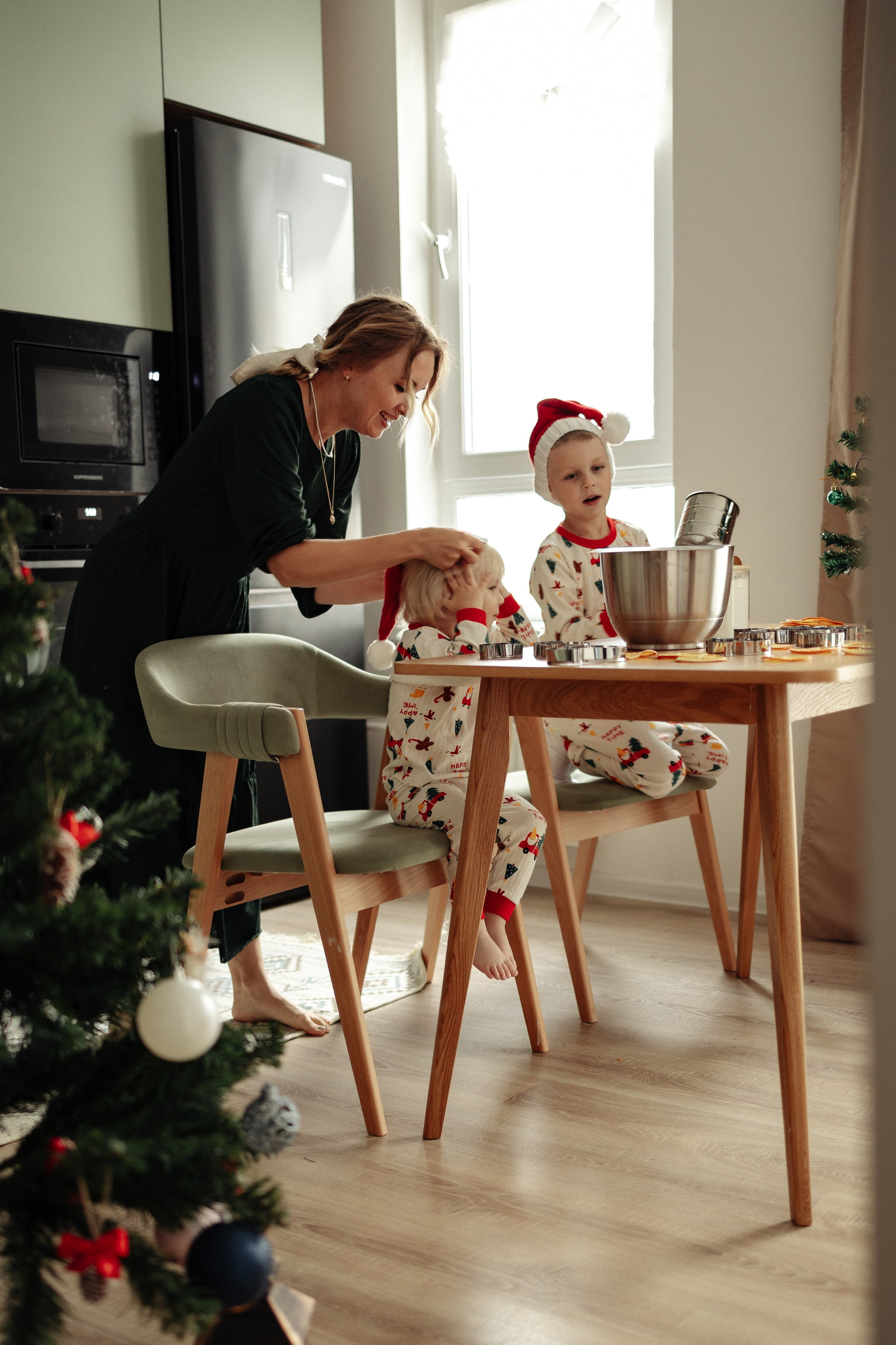 Новогодняя съёмка Валерии и её чудесных сыновей. Семейный и детский фотограф в Москве Маргарита Сереброва