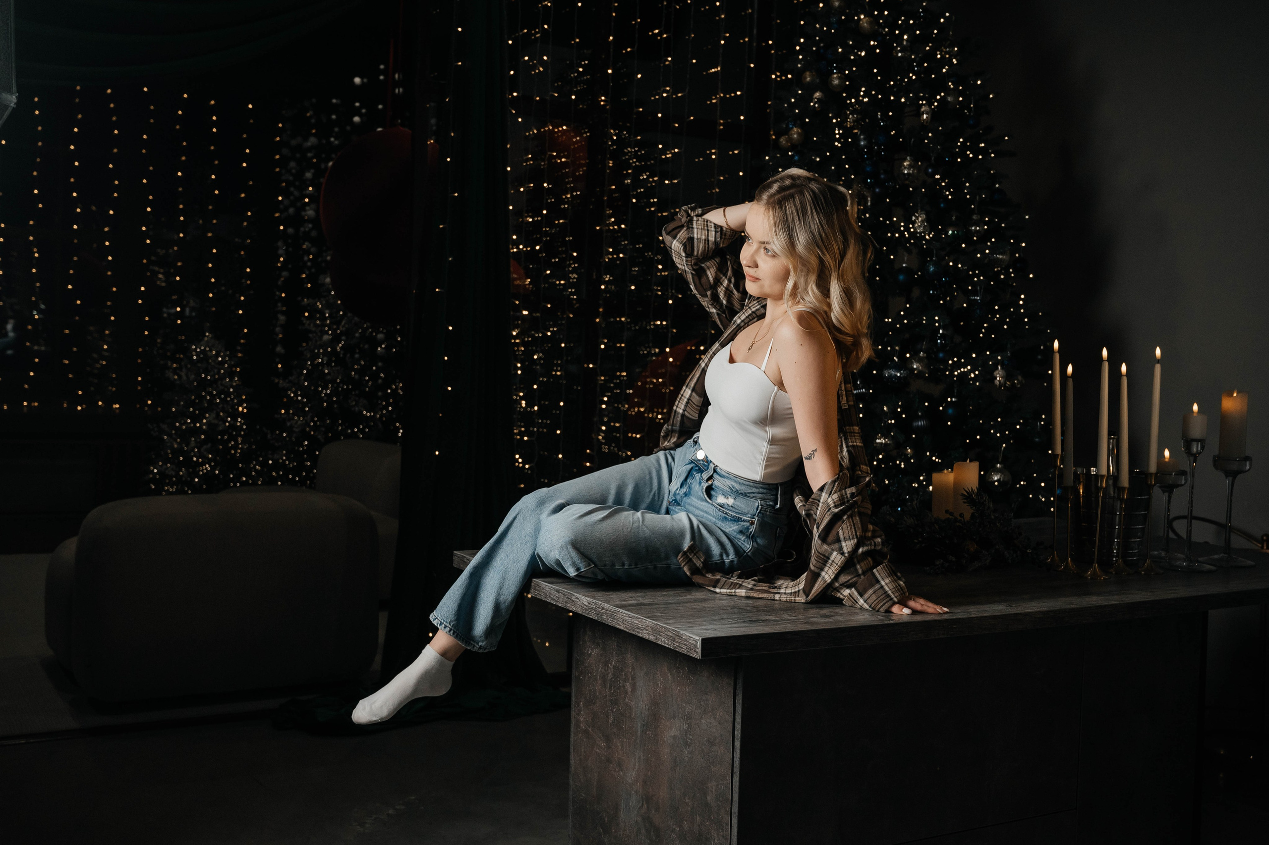 Новогодняя съёмка для Марии и Ивана. Свадебный и семейный фотограф г. Ярославль Савинская Анастасия