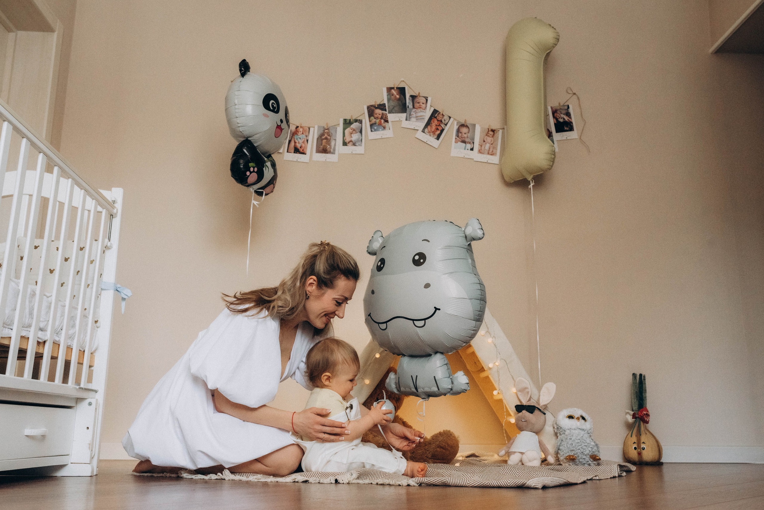 Домашняя фотосессия ко дню рождения малыша. Семейный фотограф в Железнодорожном Масаева Елена