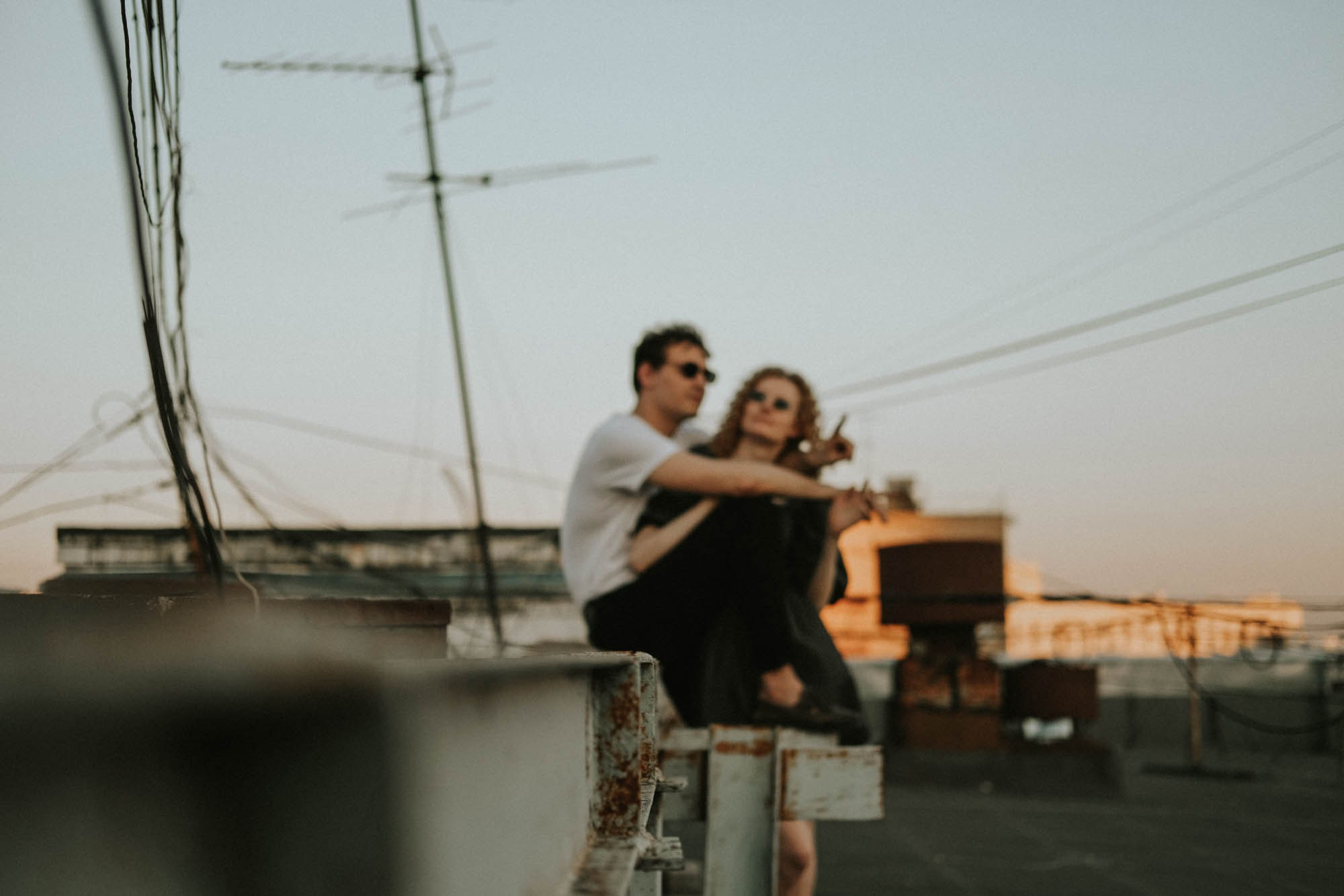 «полезли на крышу?» — «давай!». Свадебный фотограф Александра Тюлякова