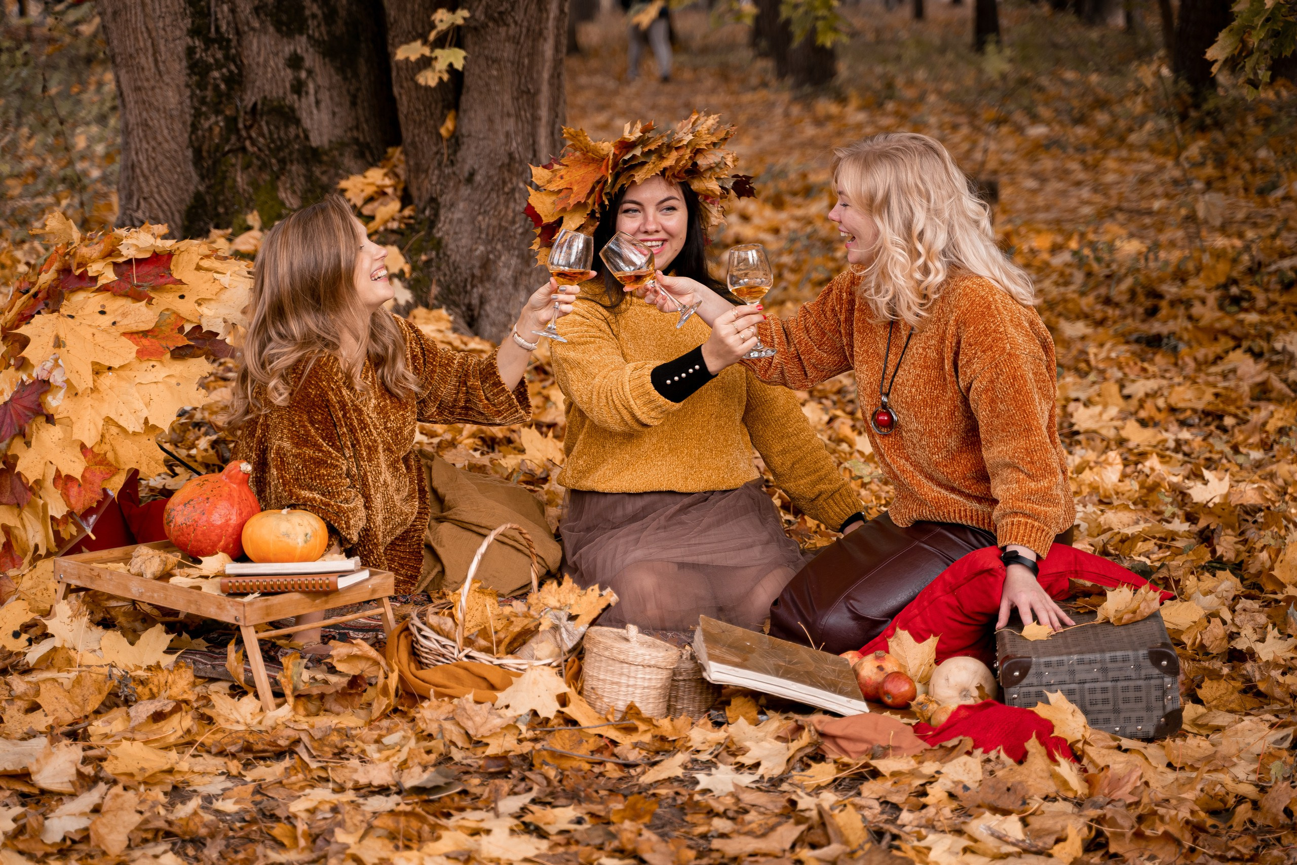 Осенний девичник. Портретный фотограф в Москве Юлия Красовская