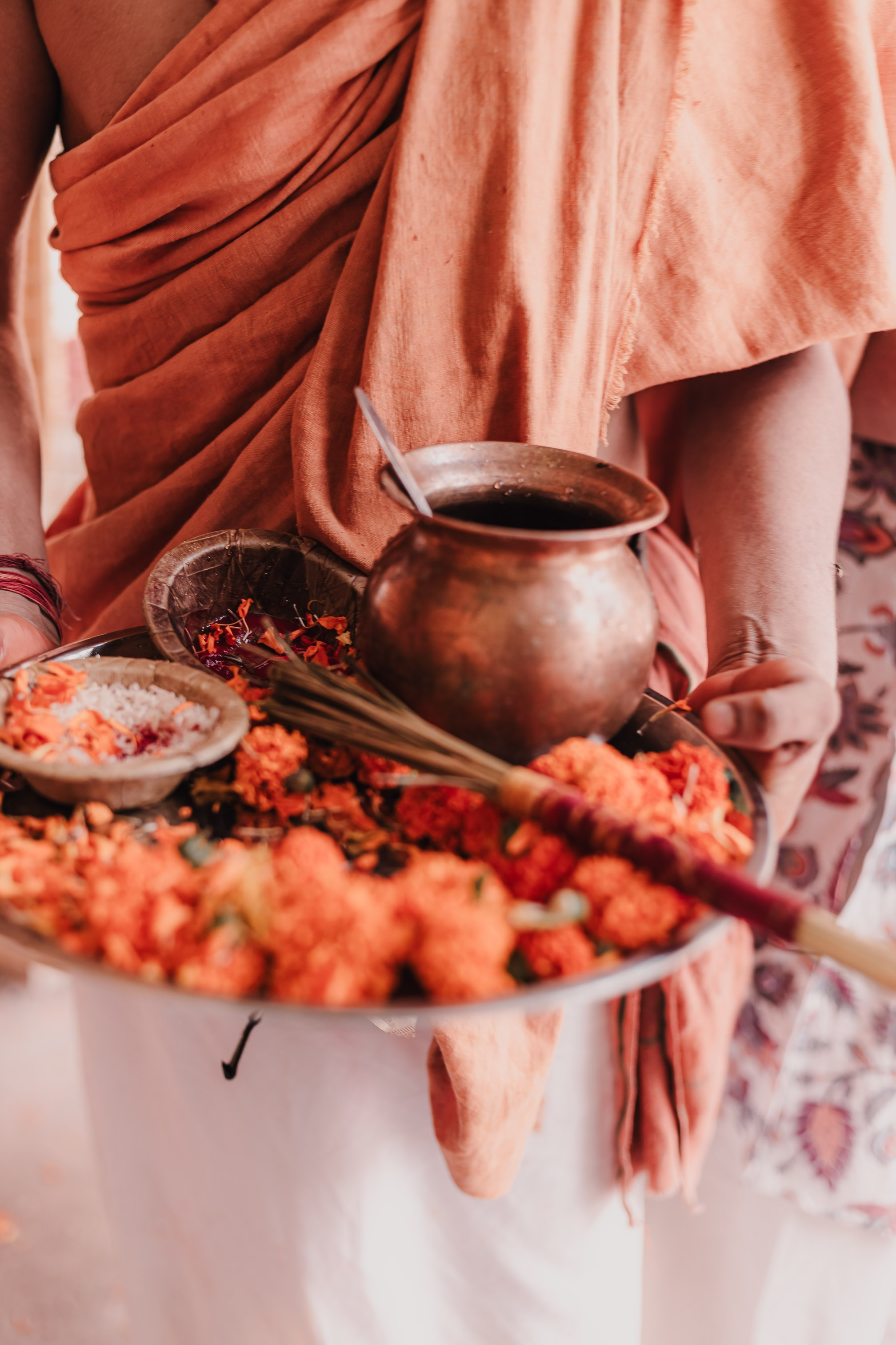 Lakshmi pooja in India. Mariam Bagdasaryan