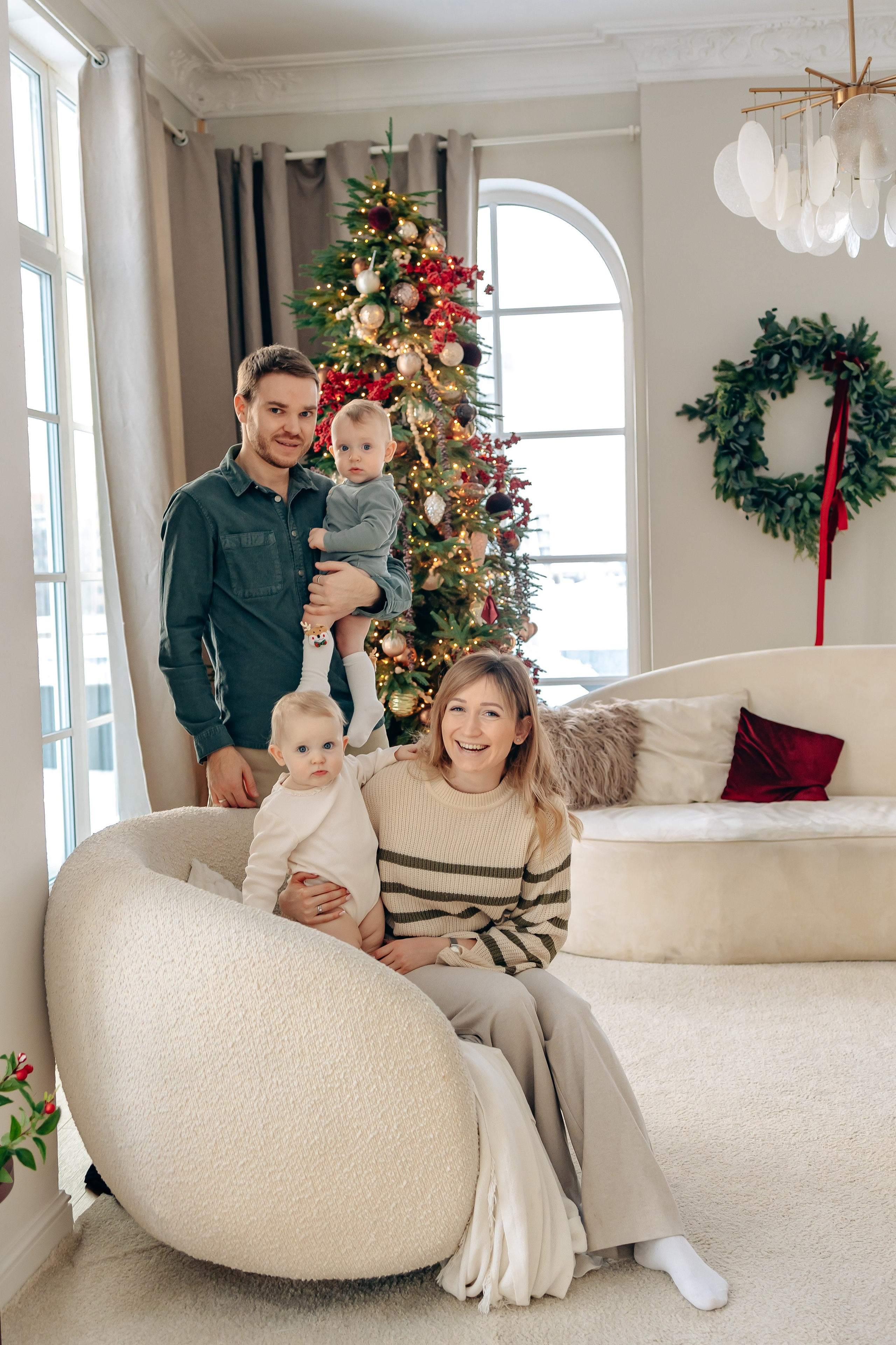 Новый год в студии. Фотограф Алена Малинина в Санкт-Петербурге Пушкин Питер СПб Семейные и детские фотосессии