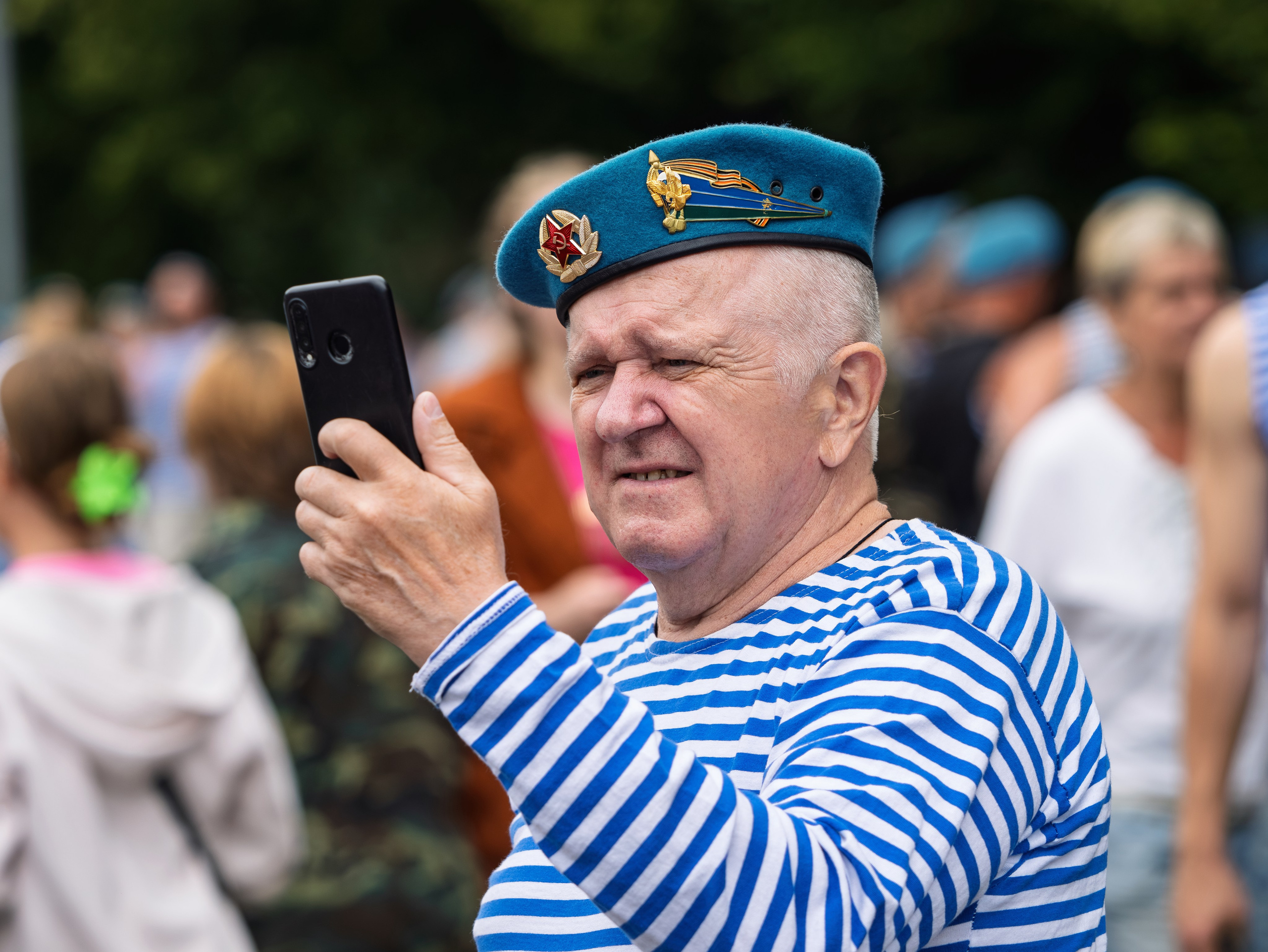 Празднование 95-летия ВДВ в парке горького 2 августа 2025 гола. Фотограф Никифоров-Гордеев Сергей. Москва и МО