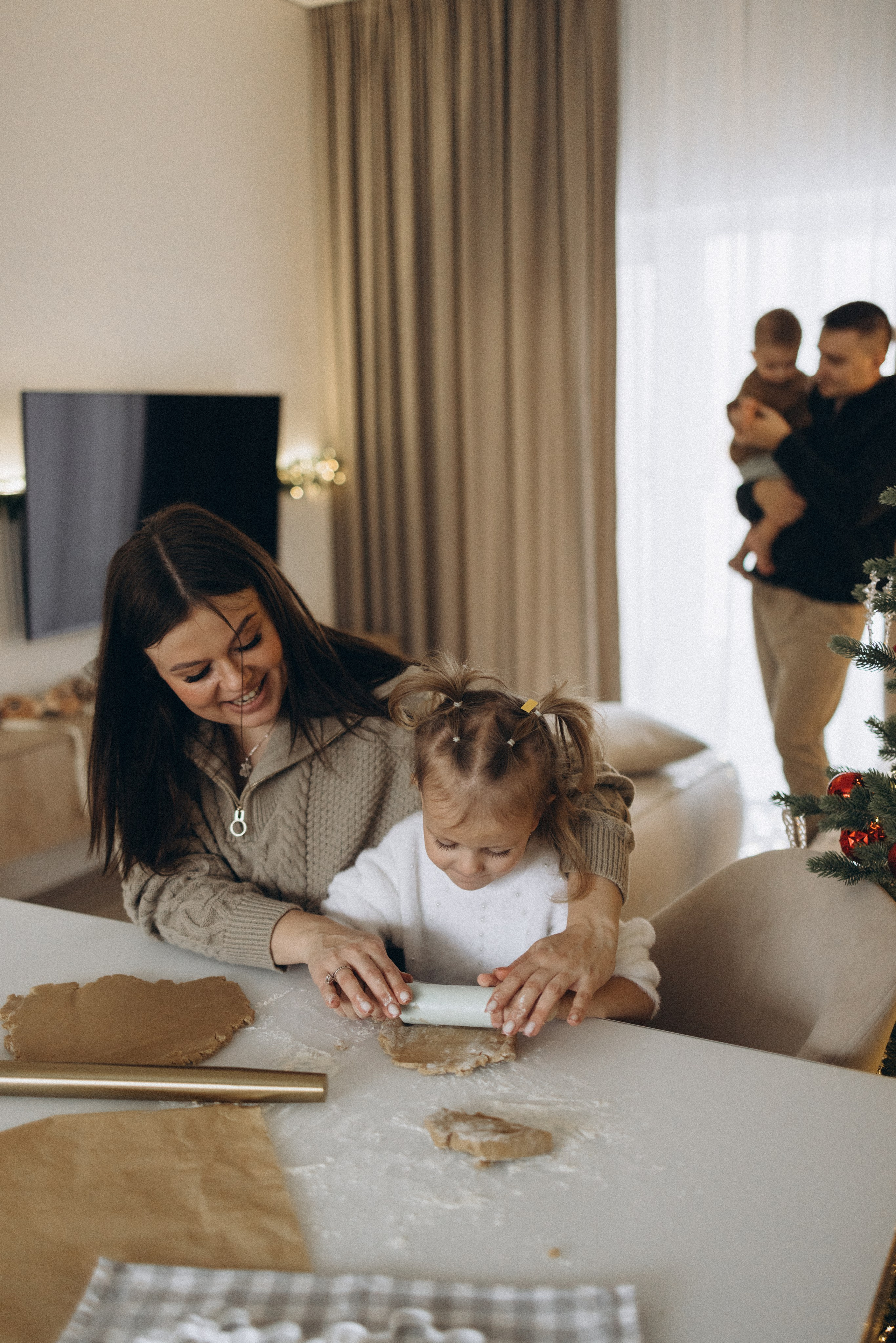 Новый года дома. Семейный и детский фотограф в Тюмени Вика Алленова