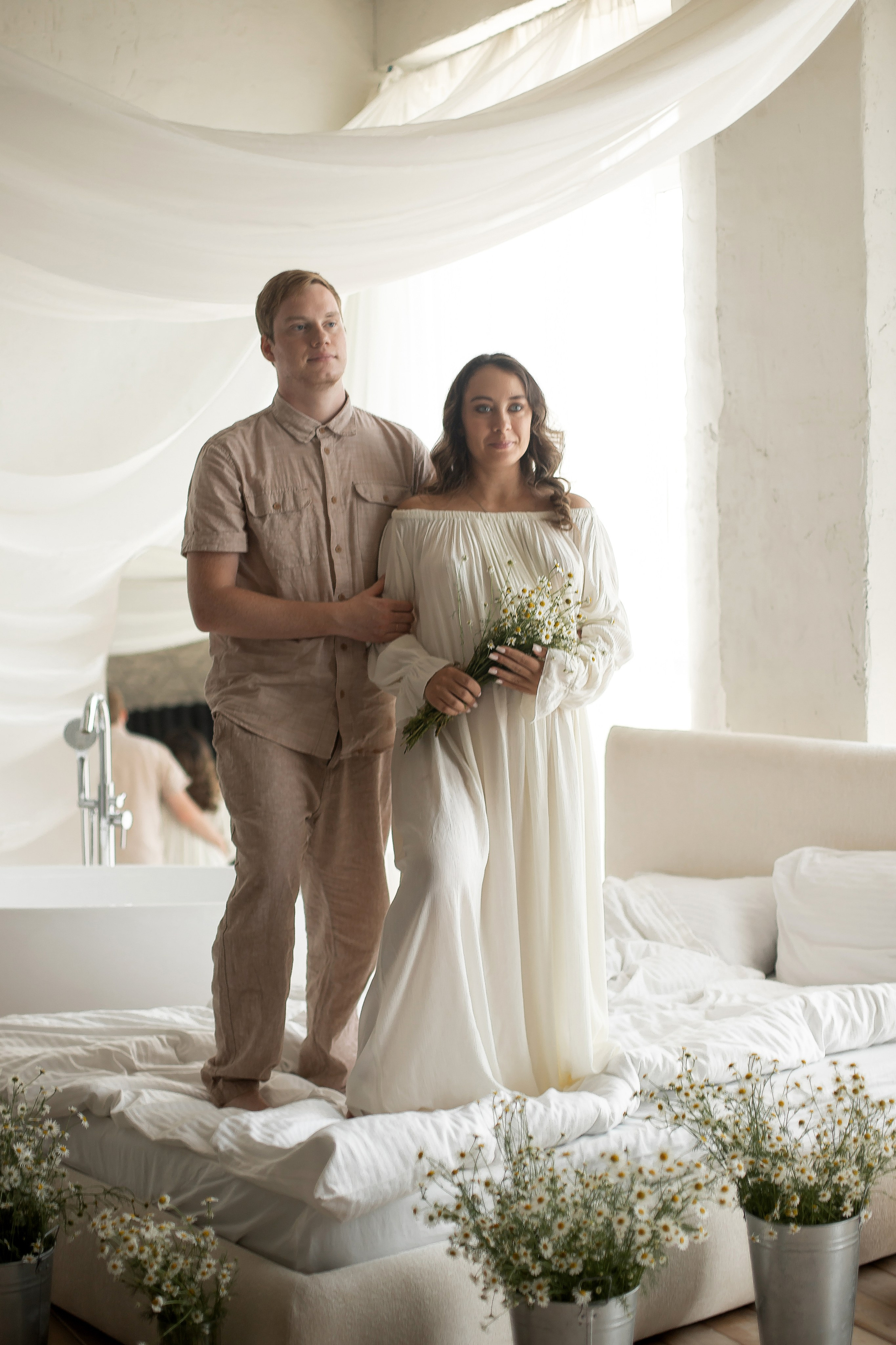 Ксения и ромашки. Семейный и детский фотограф в Красноярске Анна Маюрова