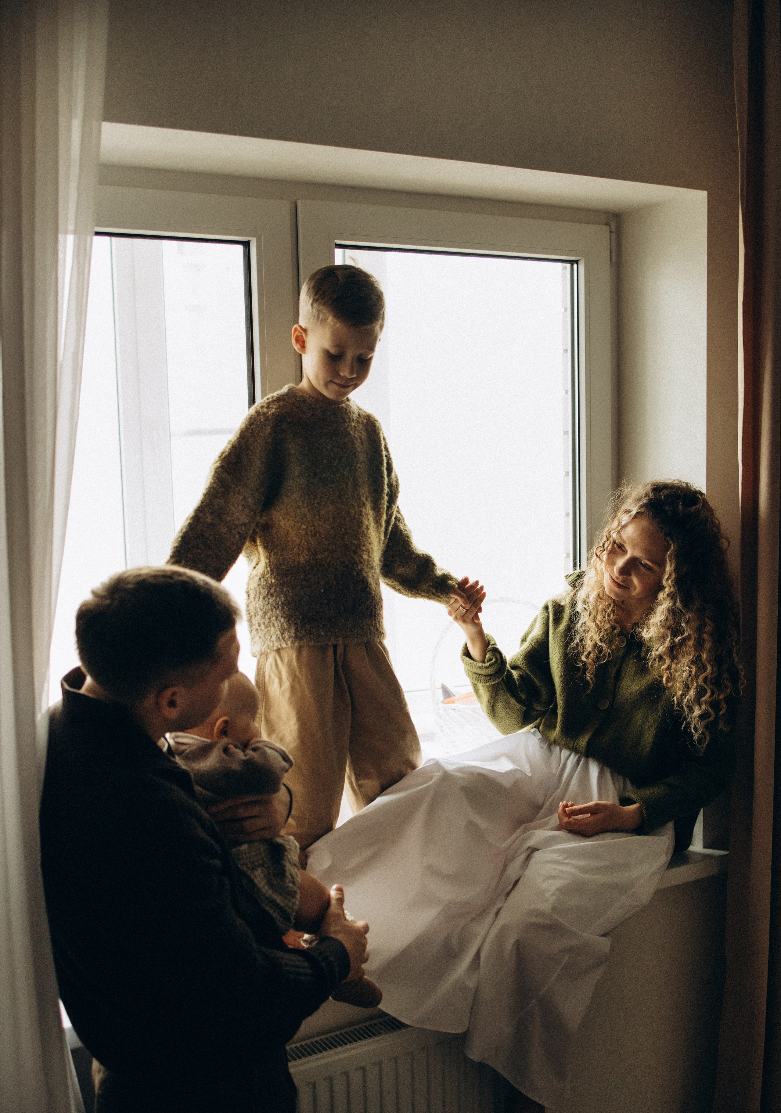 Домашняя съемка Света, Коля, Максим и Варя. Семейный фотограф в Ростове-на-Дону Мария Ожогина