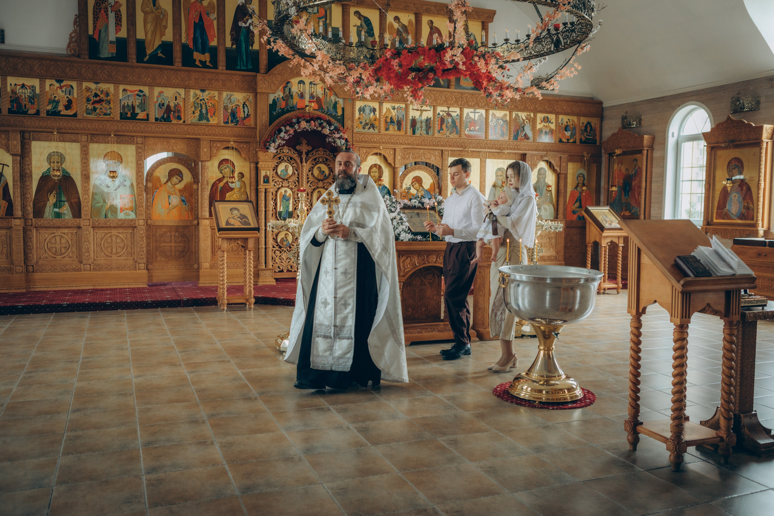 Крещение Льва. Семейный фотограф и фотограф на роды в Ростове-на-Дону Мухина Виктория