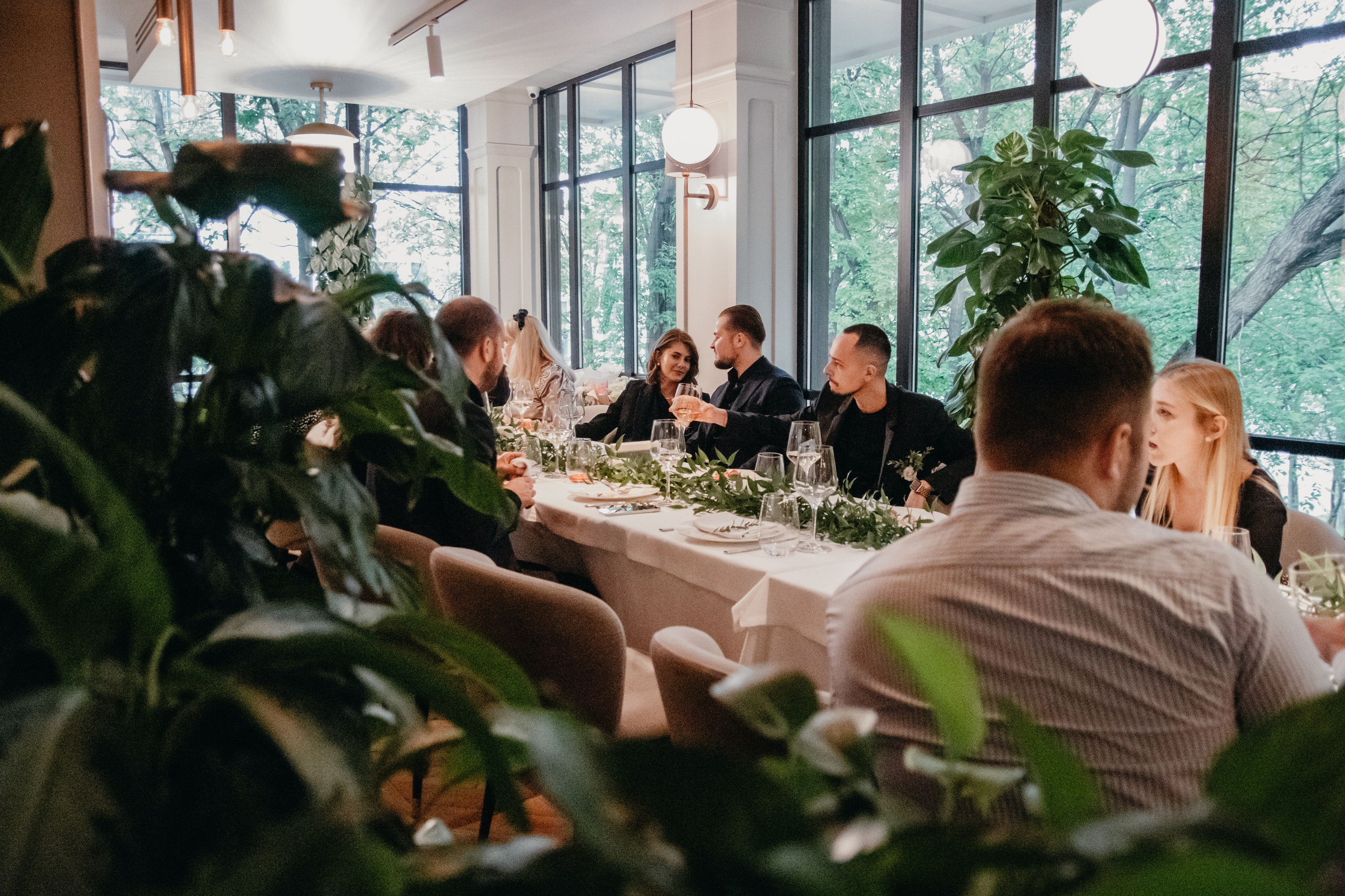 Свадебный ужин. Семейный фотограф в Москве