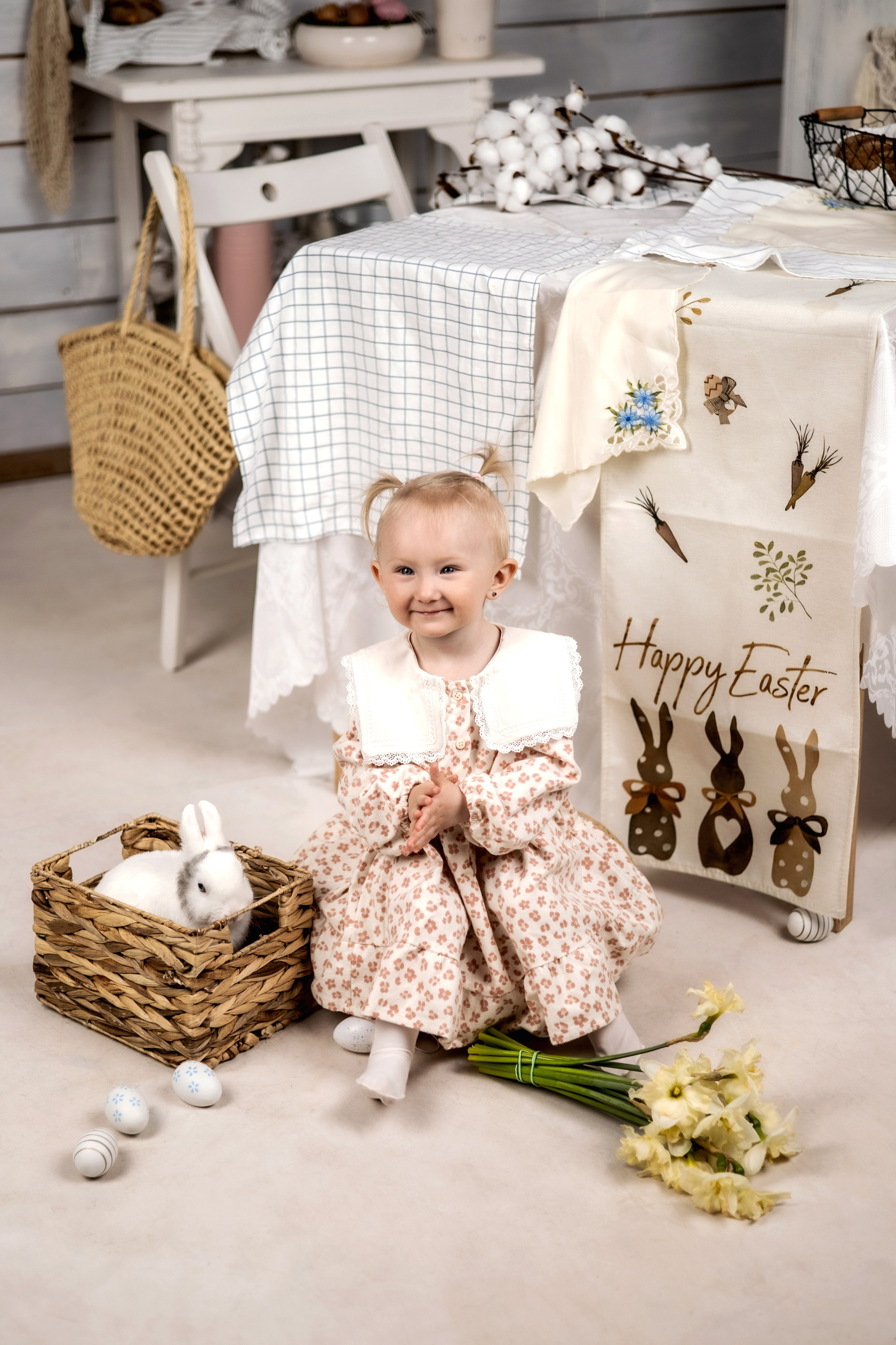 Пасхальный детский фотопроект 2024. Фотограф Надежда Лукьянова