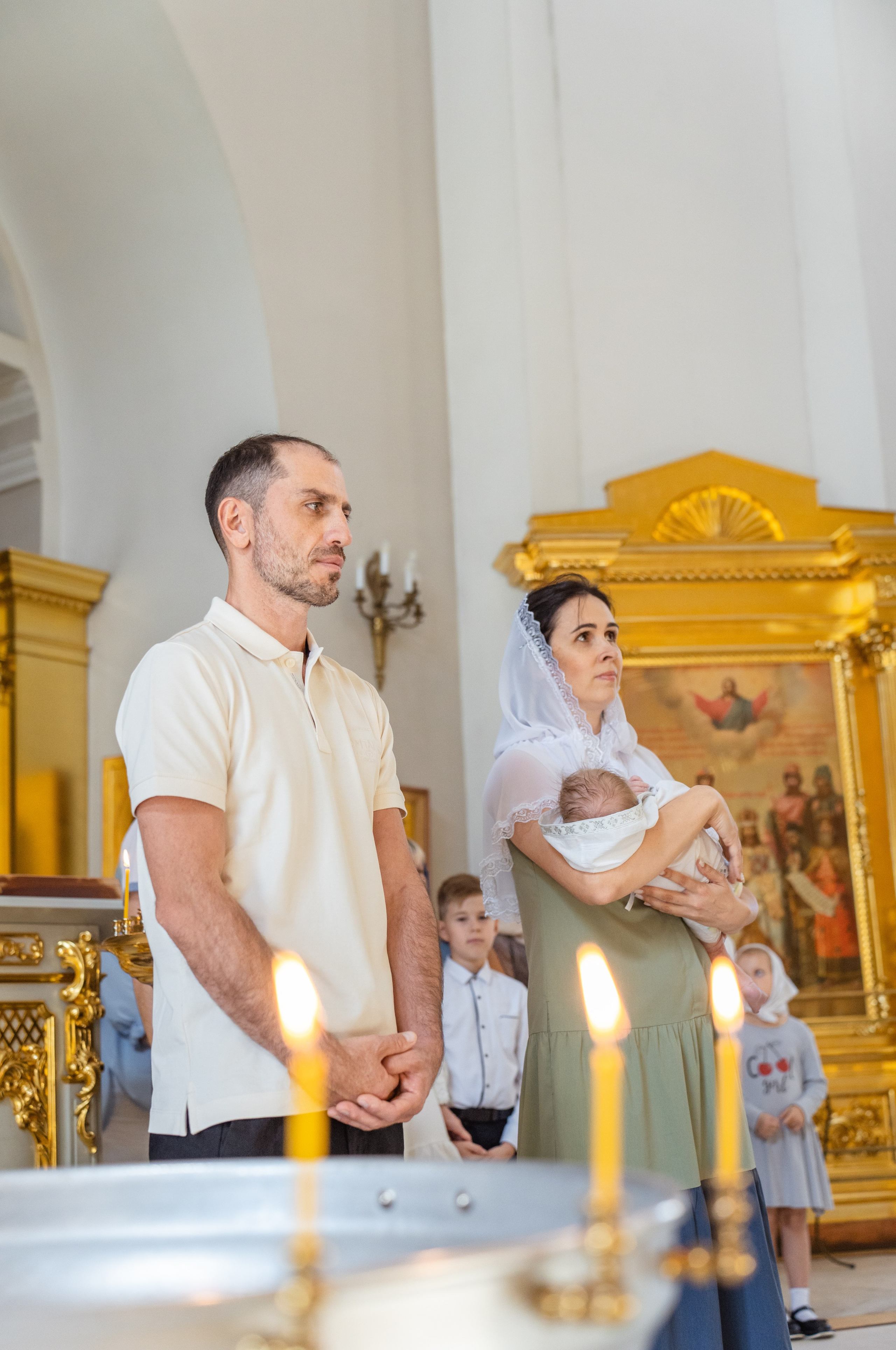 Крещение Даниила в храме Петра и Павла. Фотограф на Крещение Тула и Венчание в Туле, детский и семейный фотограф