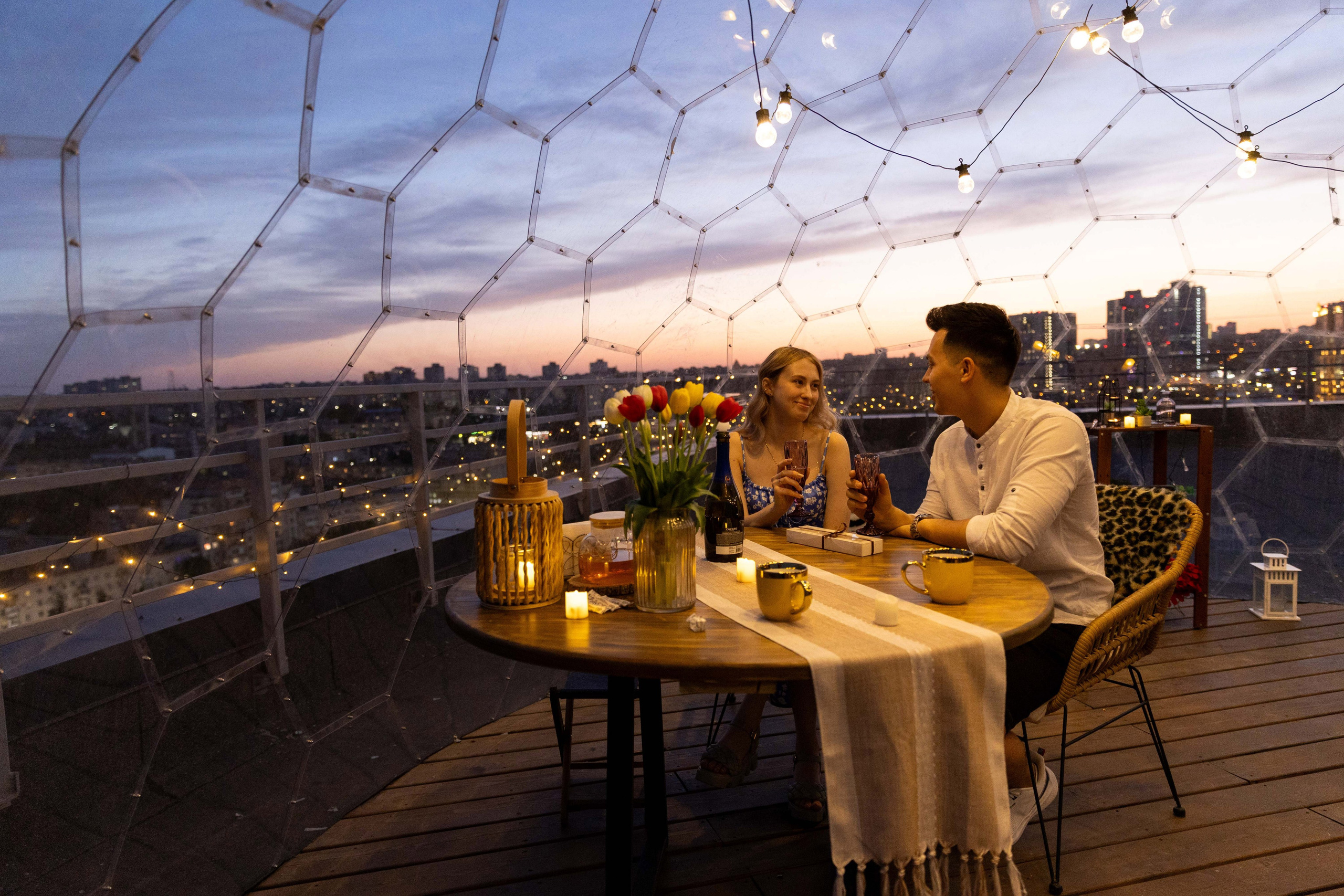 Свидание на крыше. Фотограф Вадим Казусь