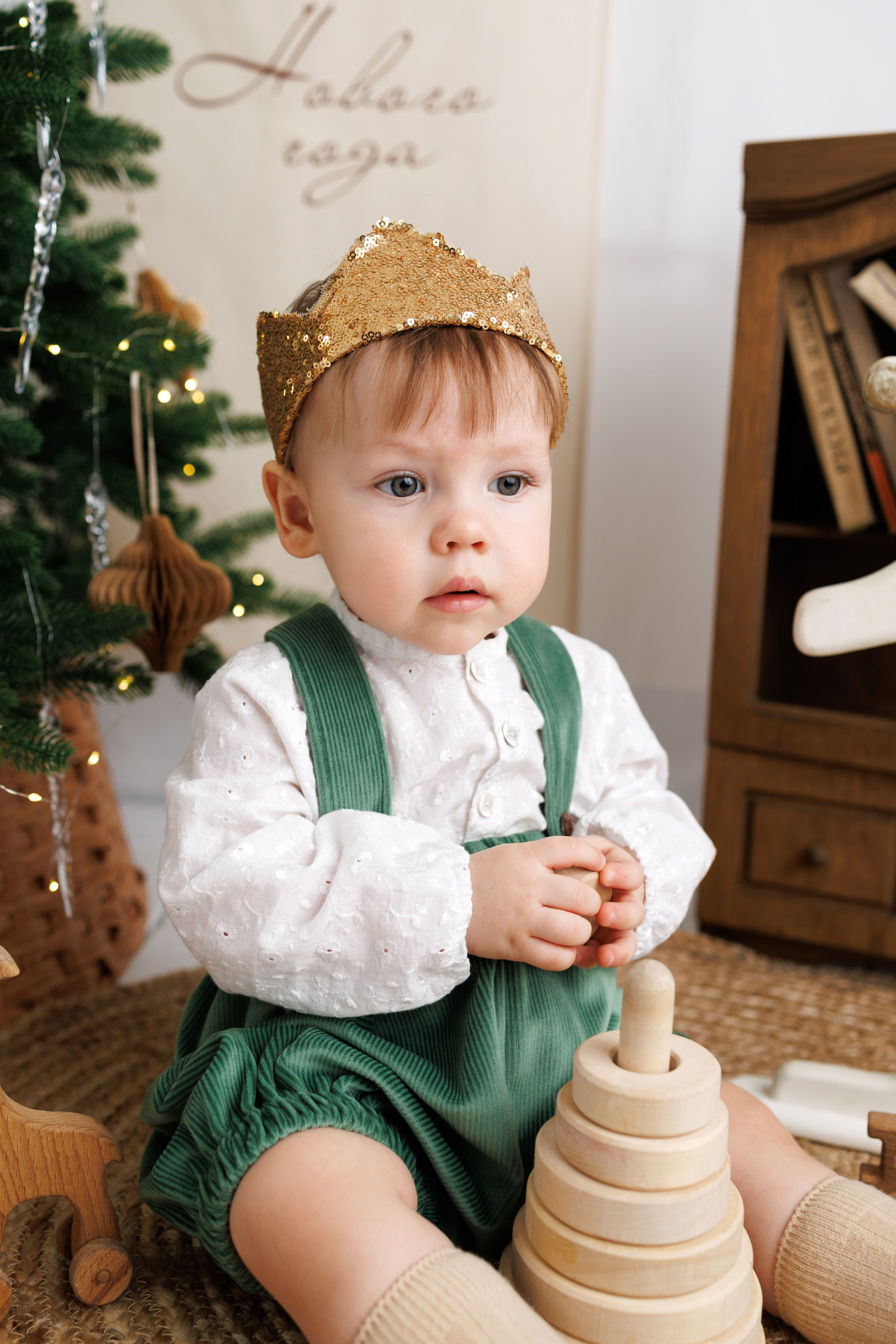 Кириллу 1 годик. Фотограф новорожденный малышей Новосибирск