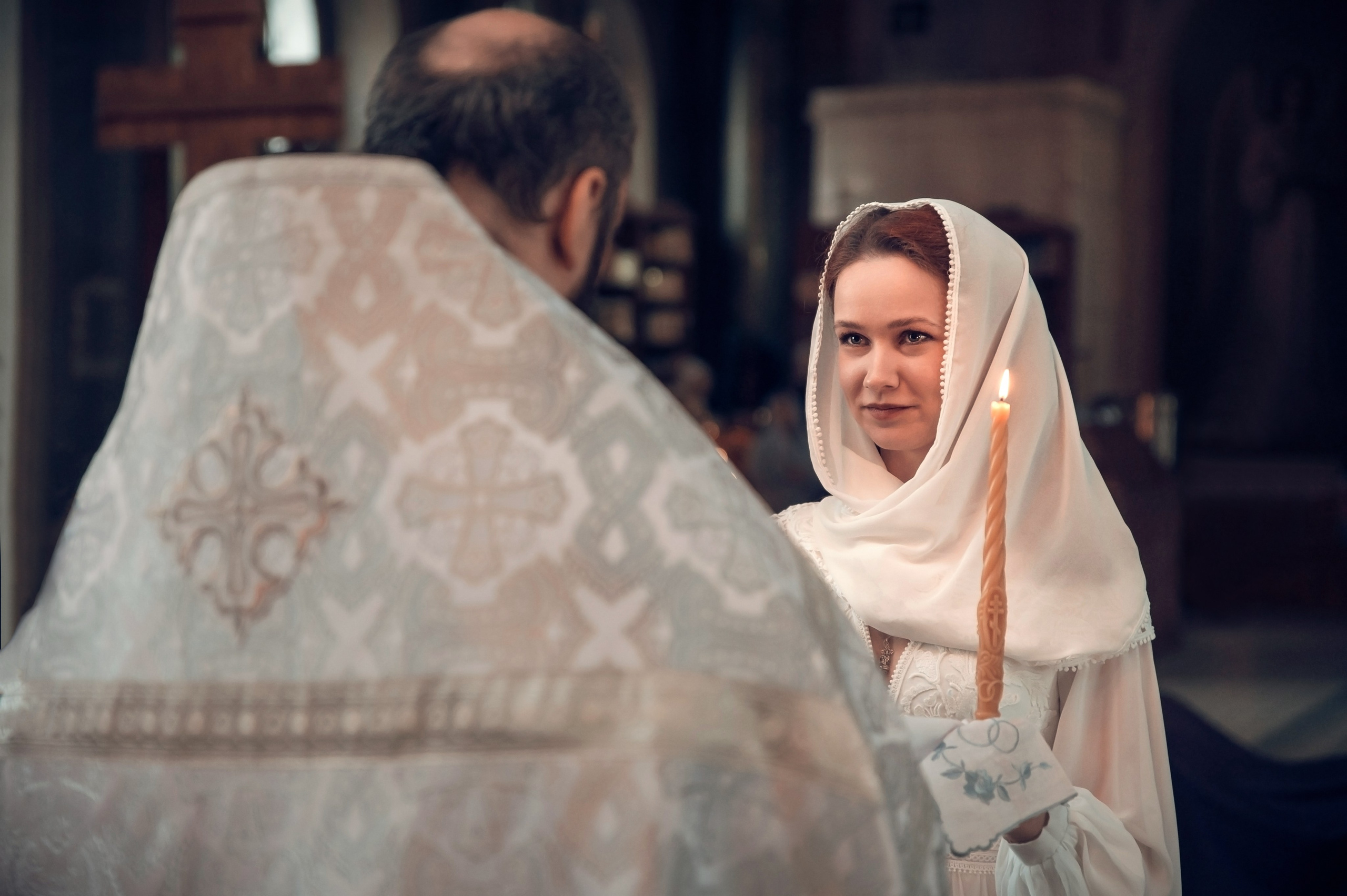 Таинство Венчания Христорождественский кафедральный собор. Семейный фотограф Олеся Батурина Рязань