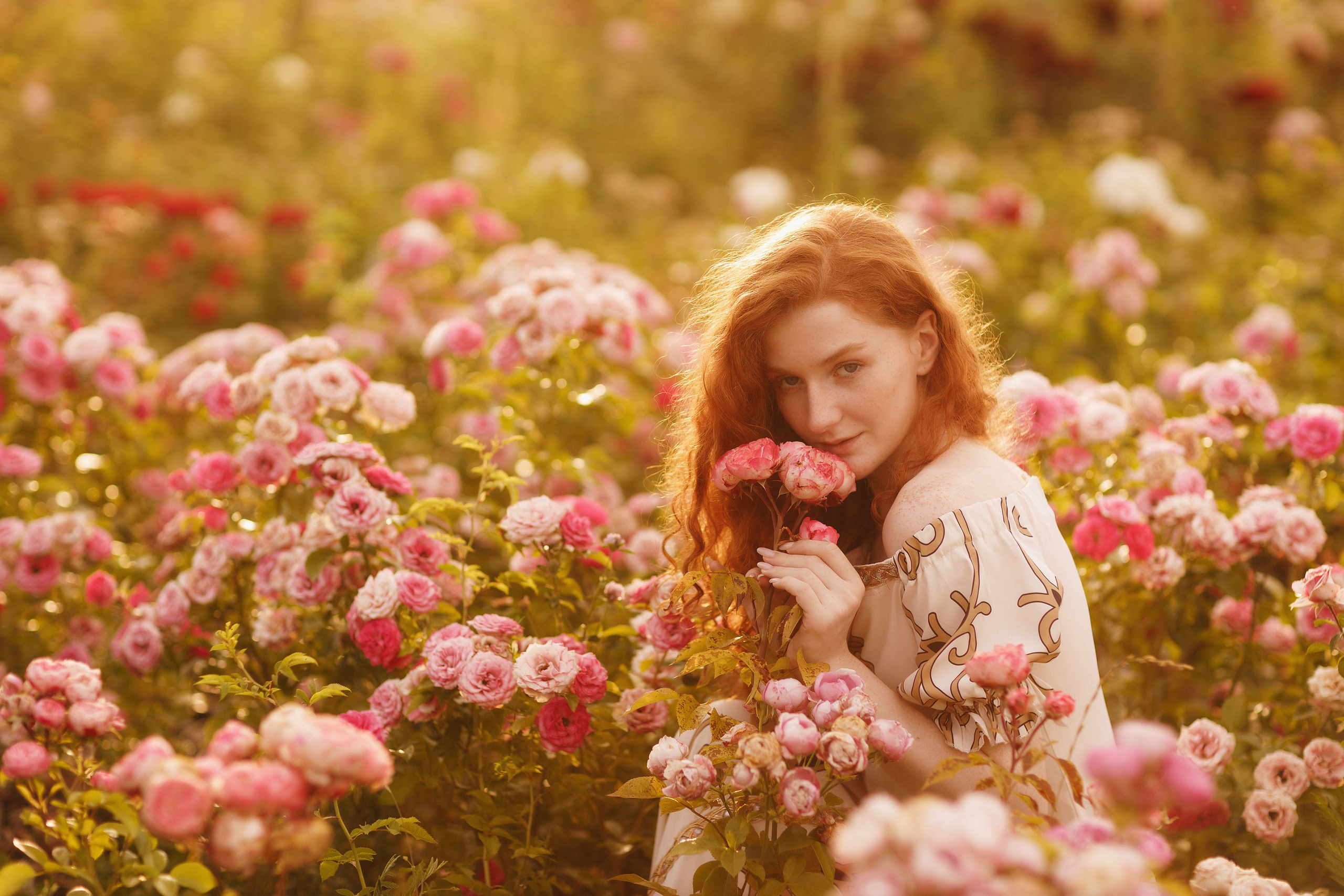 Фотосессия на заливе с Татой в платье от Ирины Павловой. Портретный и репортажный фотограф в Чебоксарах Андриян Чаркин