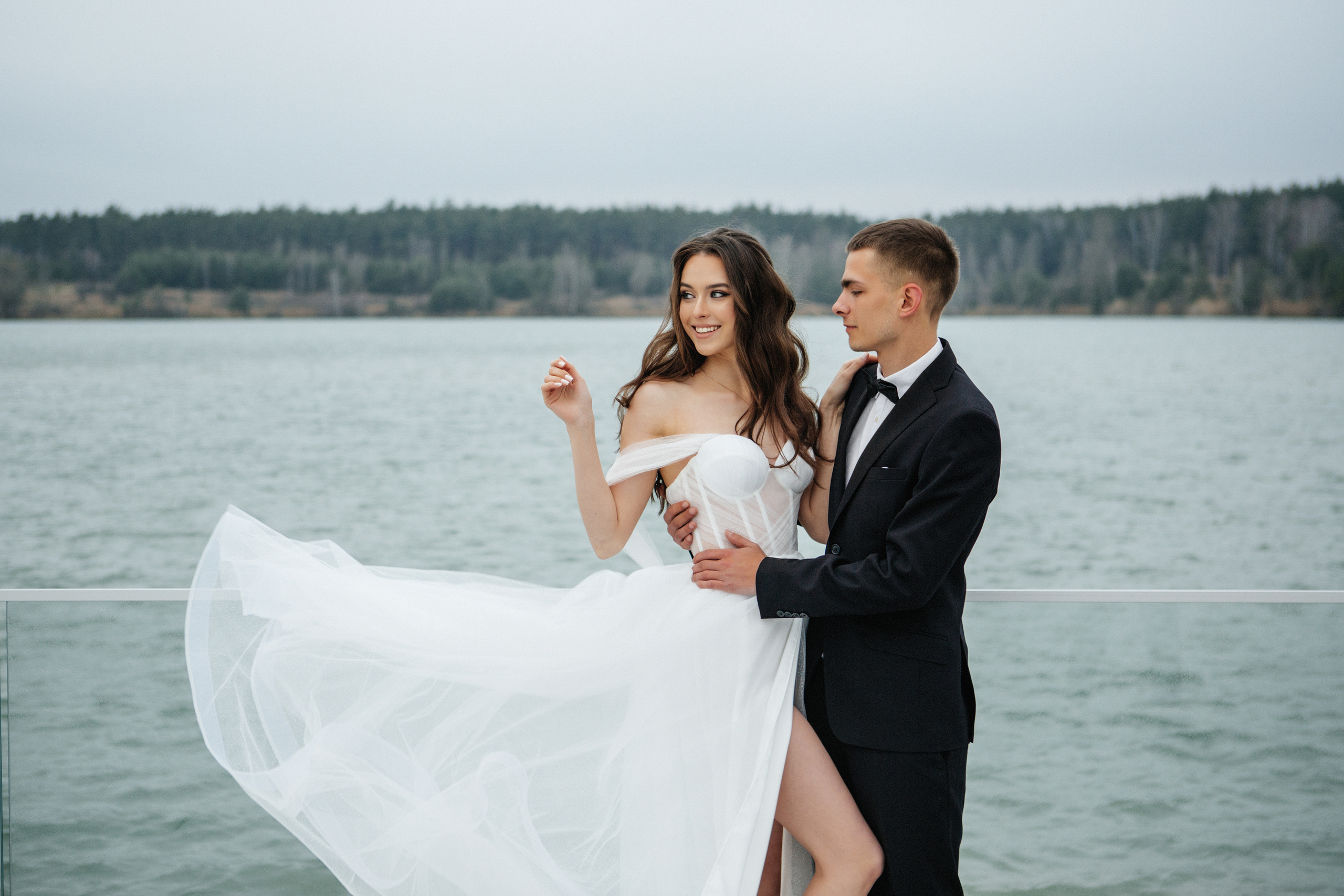 Красивая свадебная фотосессия