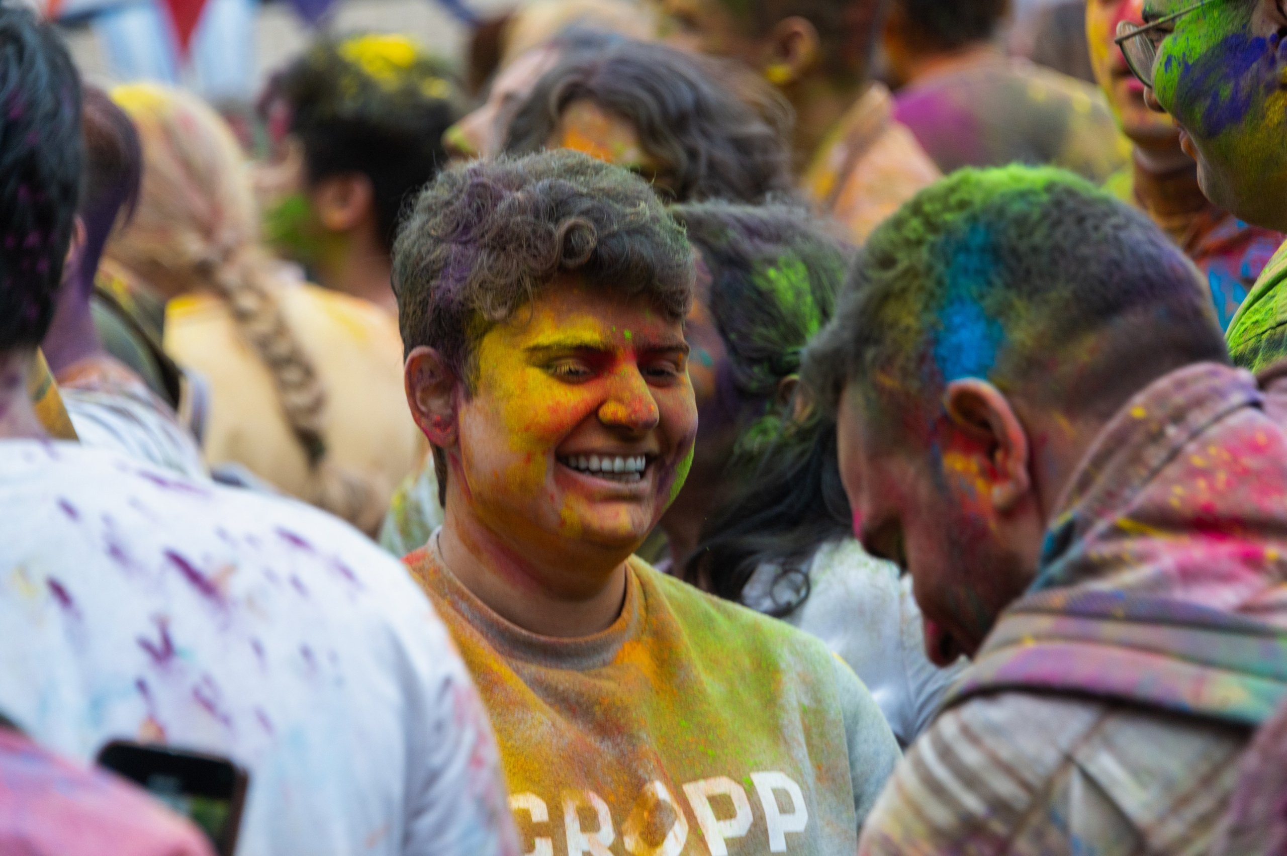 Праздник Холи в Москве. Фотограф Роман Адлер