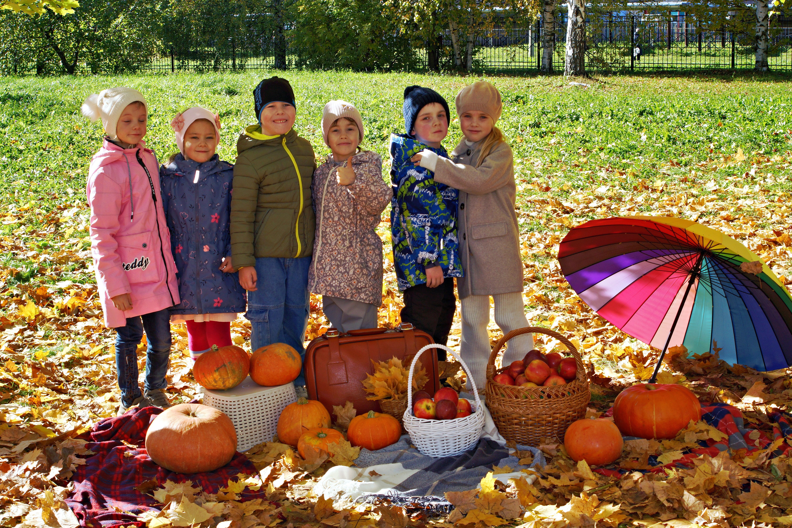 Осенняя фотосессия в детском саду г. Йошкар-Ола