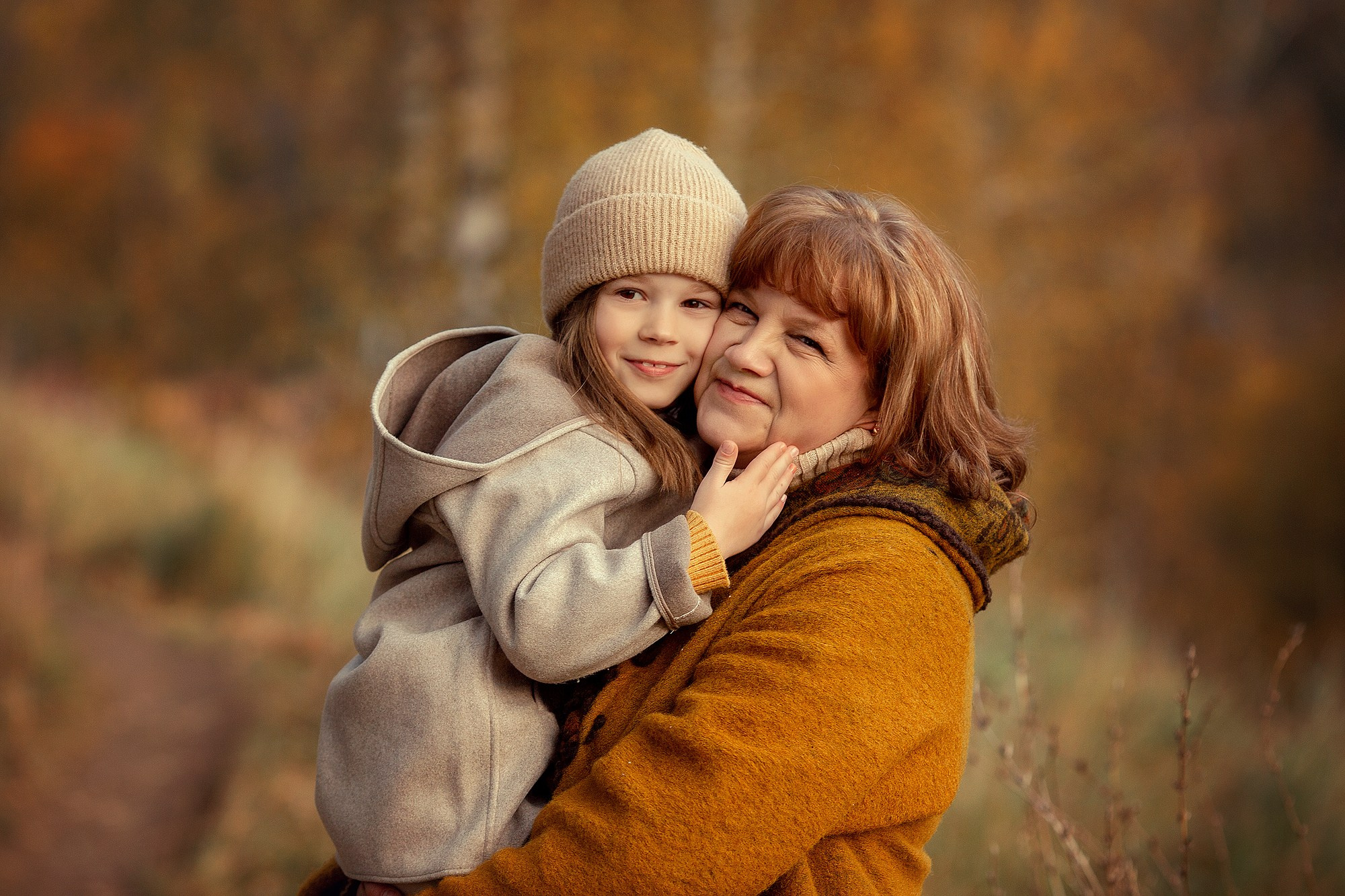 Фотосессия большой семьи в красивейших осенних пейзажах. Семейный фотограф Татьяна Надеждина | Москва, Московская область, Ярославль
