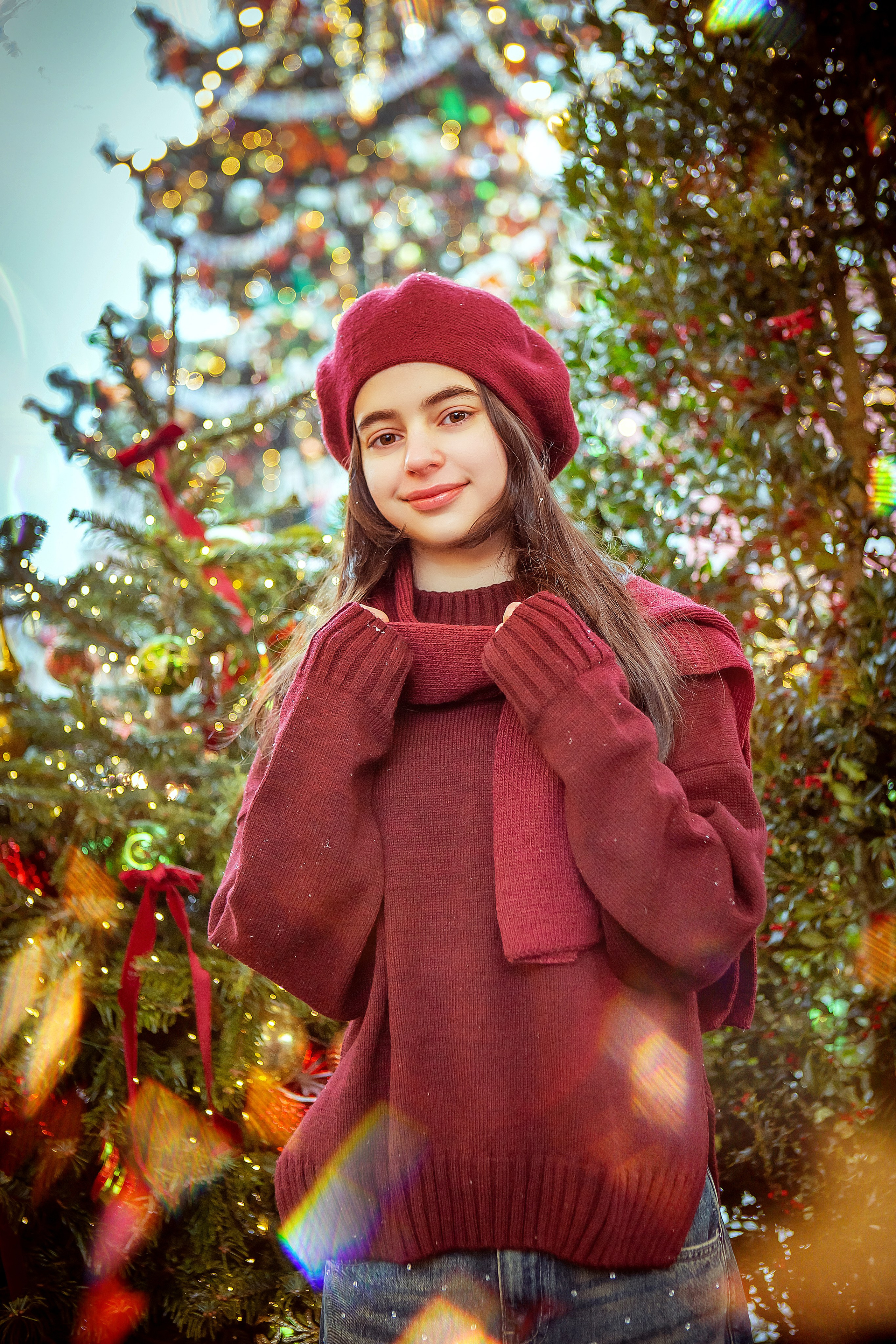 Новогодняя Москва. Мария. Фотограф Мария Кольцова