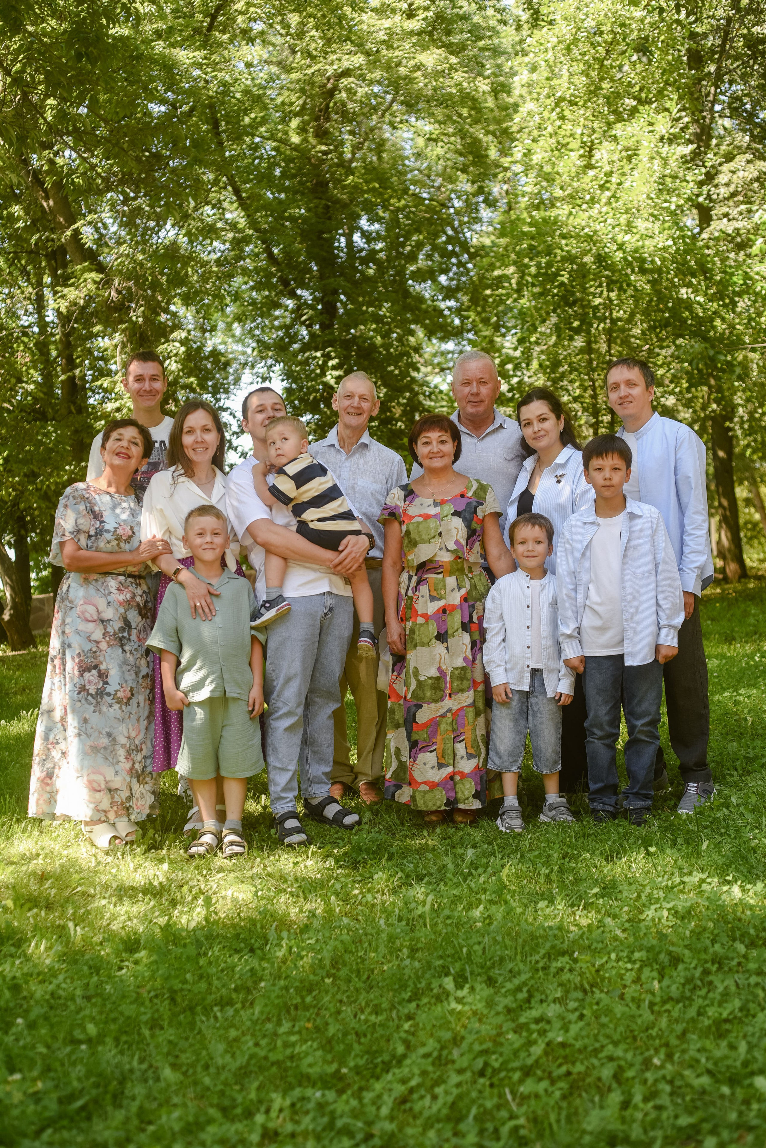 Семейная съемка в парке. Семейный и свадебный фотограф в г. Уфа Динара