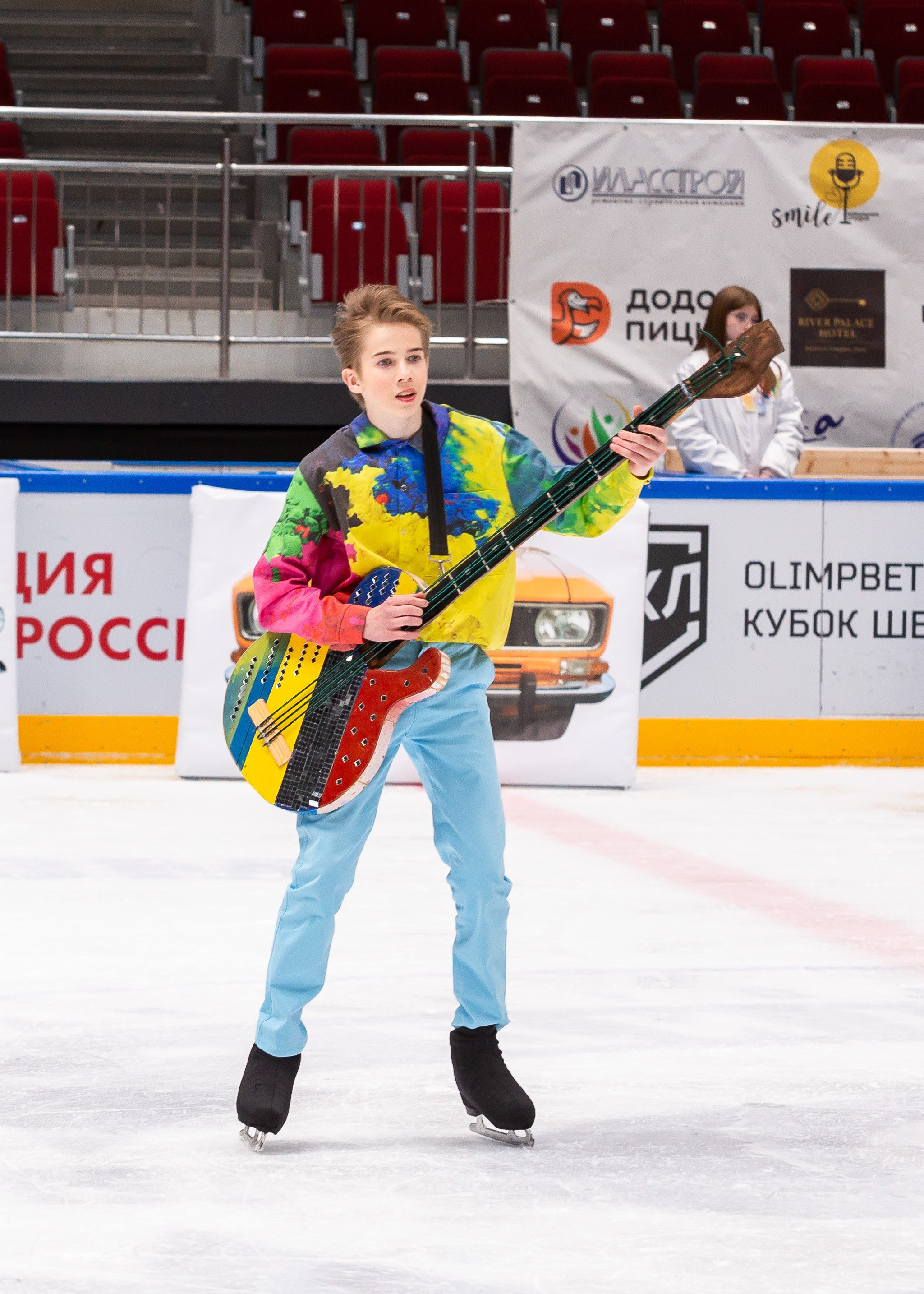 VII Ежегодный фестиваль массовых танцев на льду и фигурного катания «Петровский лёд» Санкт-Петербург 2024. Репортажный фотограф в Москве