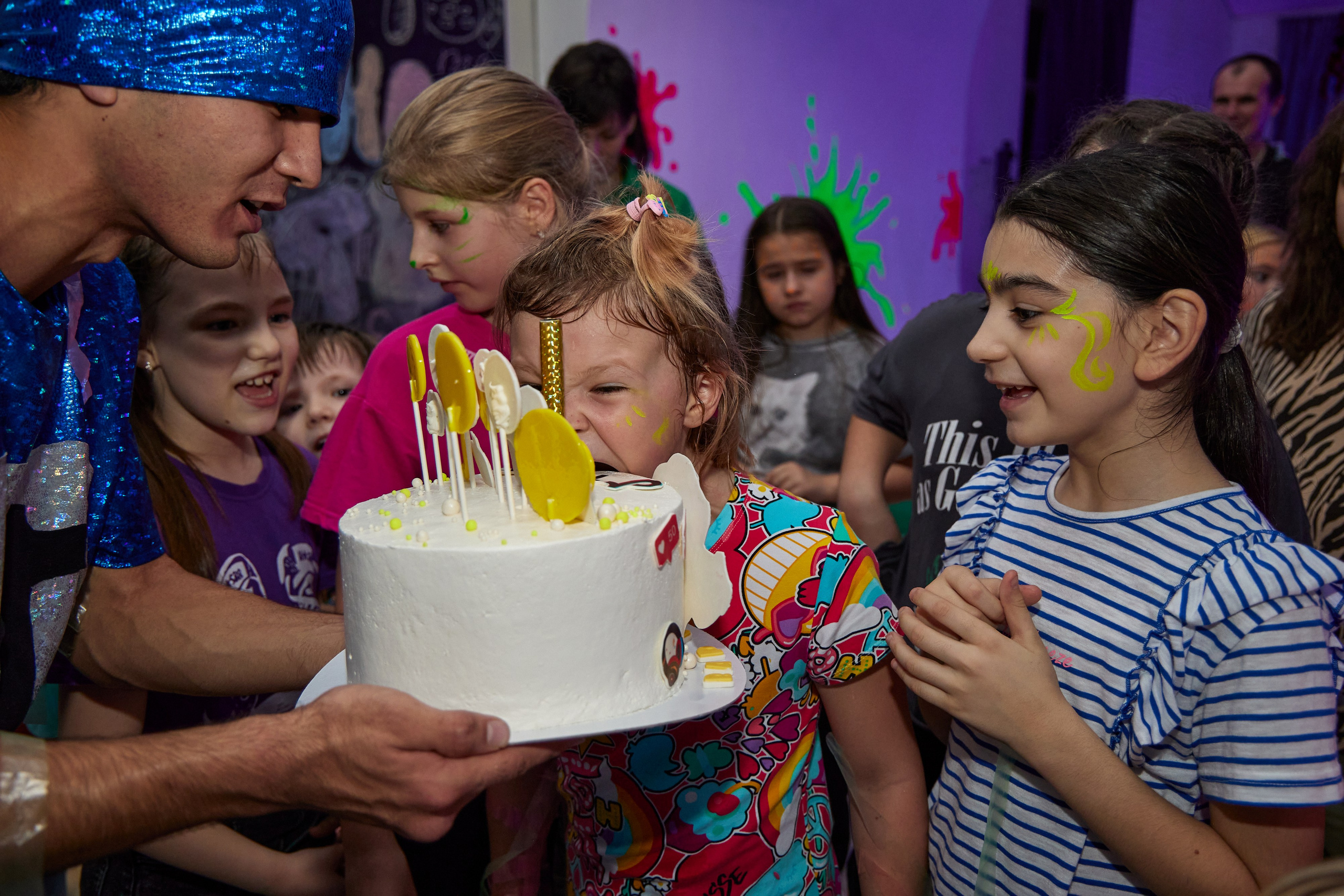 Репортажные кадры с детских праздников