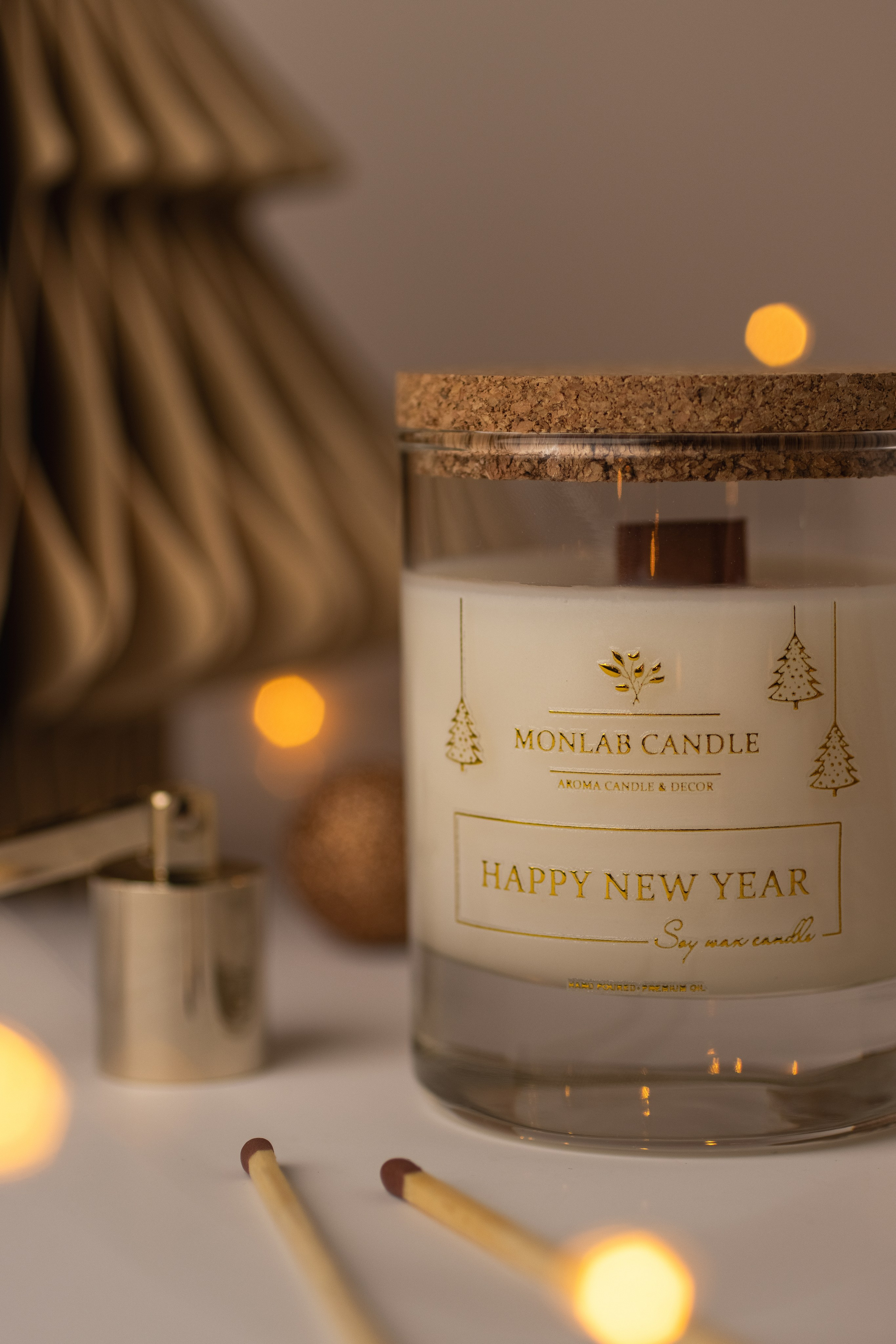 Новогодняя съемка свечей. Предметный фотограф в Балашихе Анастасия Михайлова