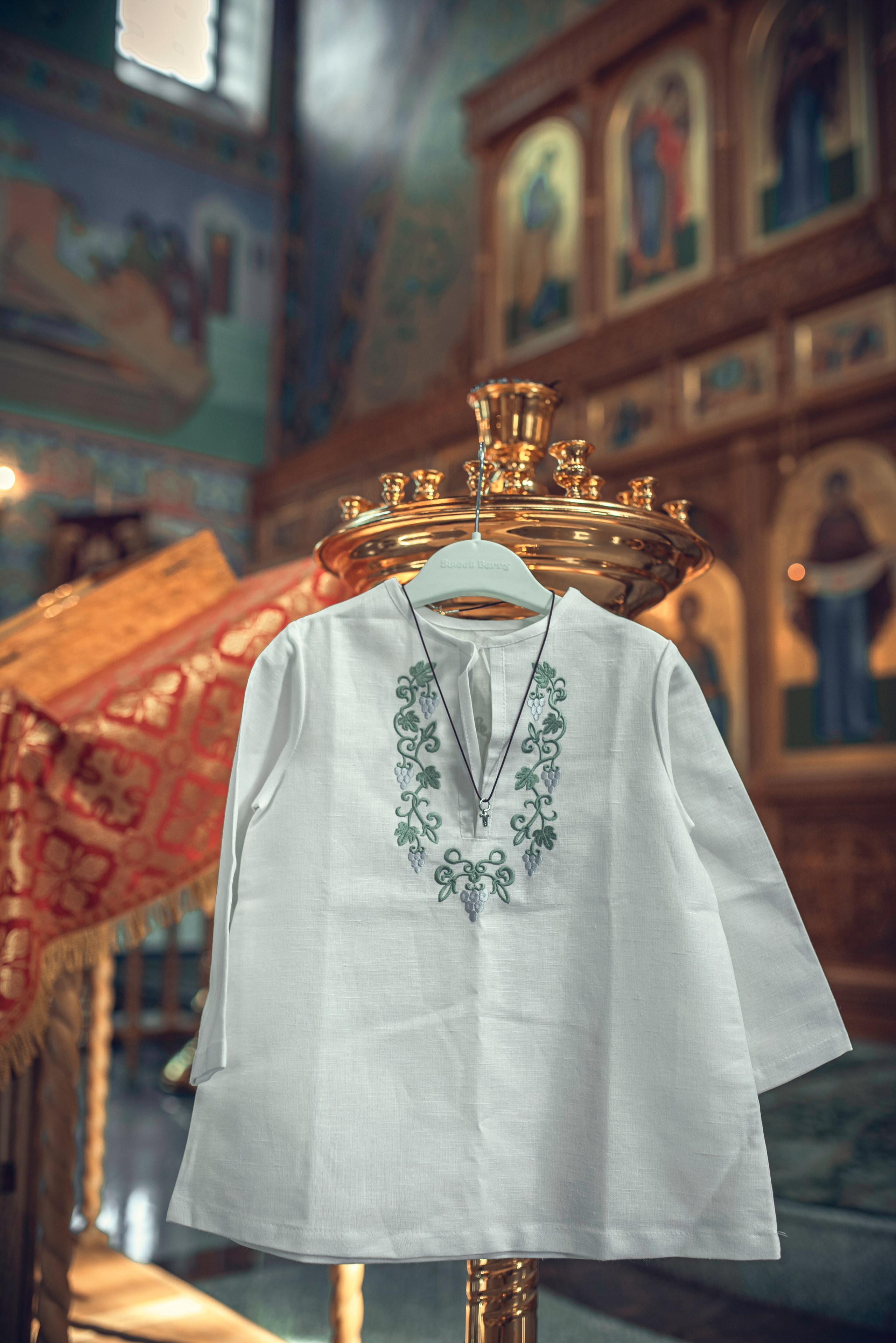 Таинство Крещения. Никодимос, Серафима и Алиса. Фотограф Стеценко Наталия. Одинцово, Москва, Московская область