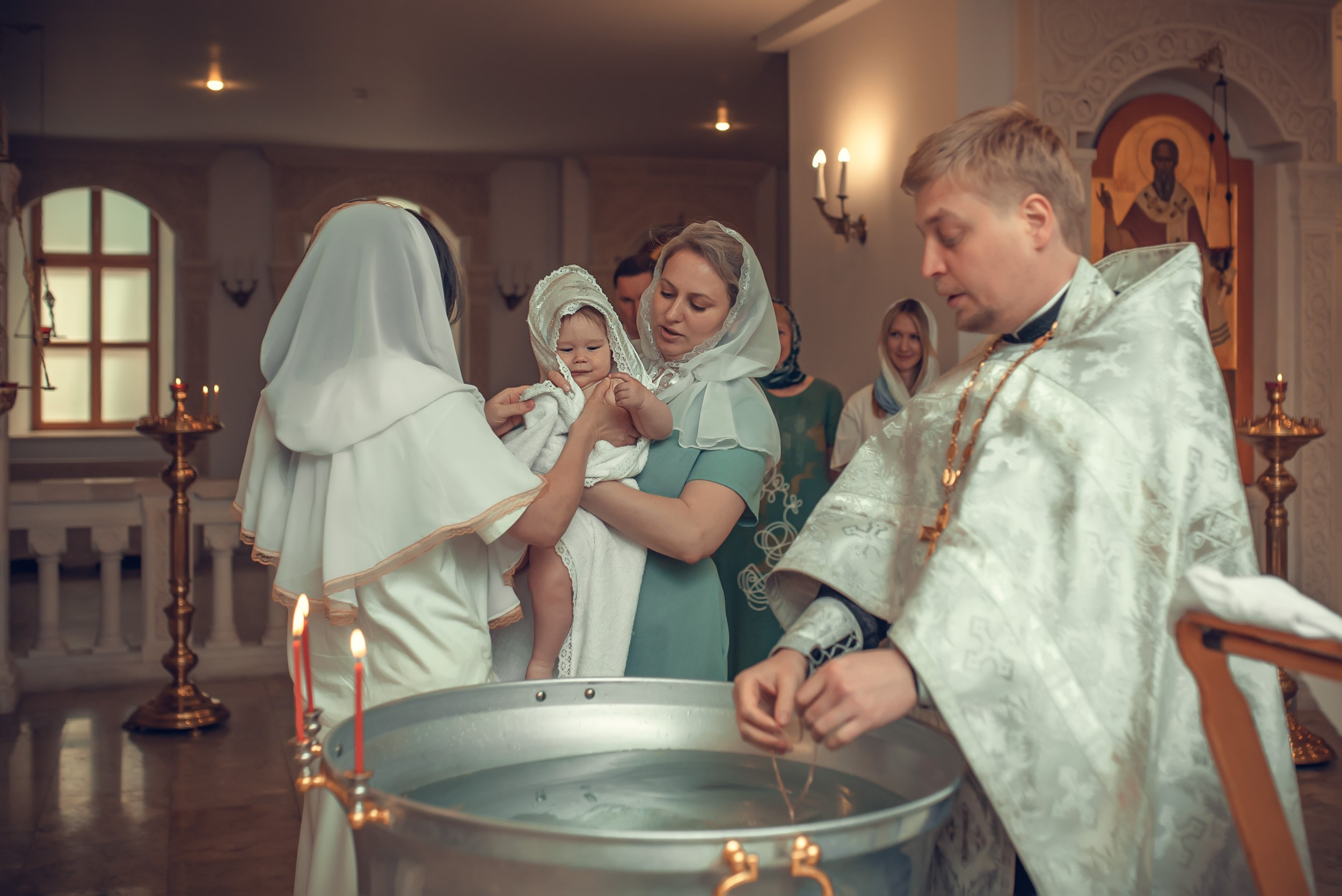 Таинство Крещения. Елизавета. Фотографии. Фотограф Стеценко Наталия. Одинцово, Москва, Московская область