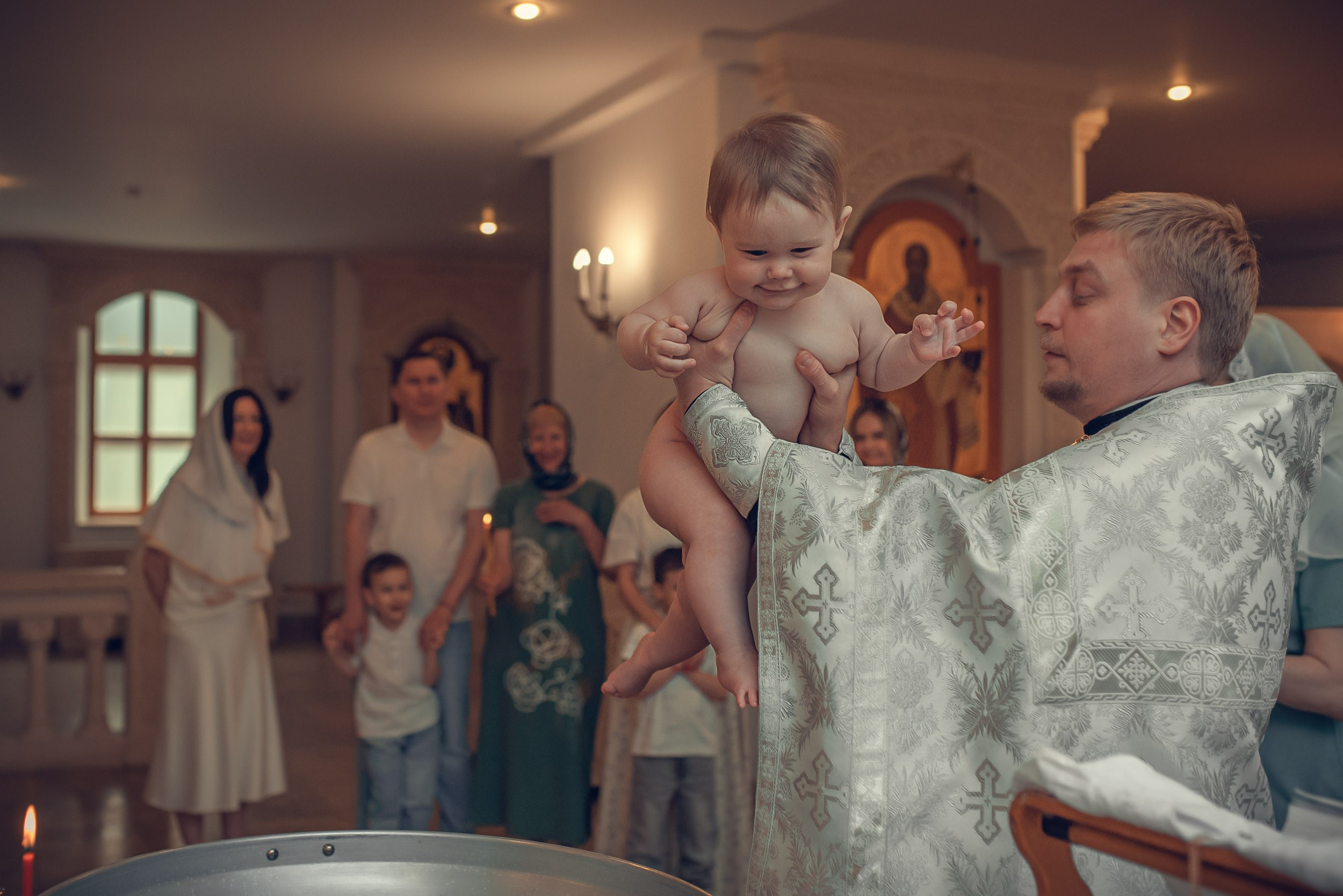 Таинство Крещения. Елизавета. Фотографии. Фотограф Стеценко Наталия. Одинцово, Москва, Московская область